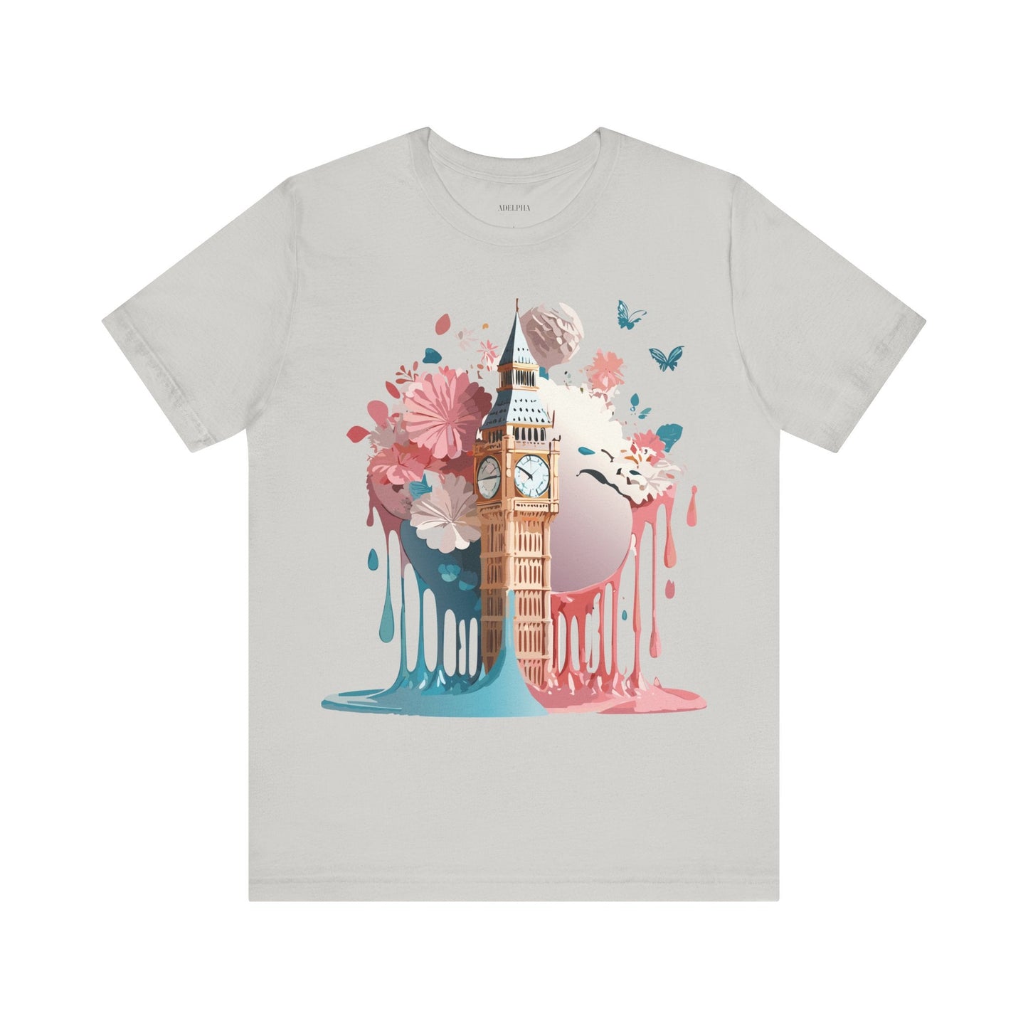 London Tourist Shirt Graphic Tee Unisex Vintage Inspired Artwork By Adelpha Original Collection