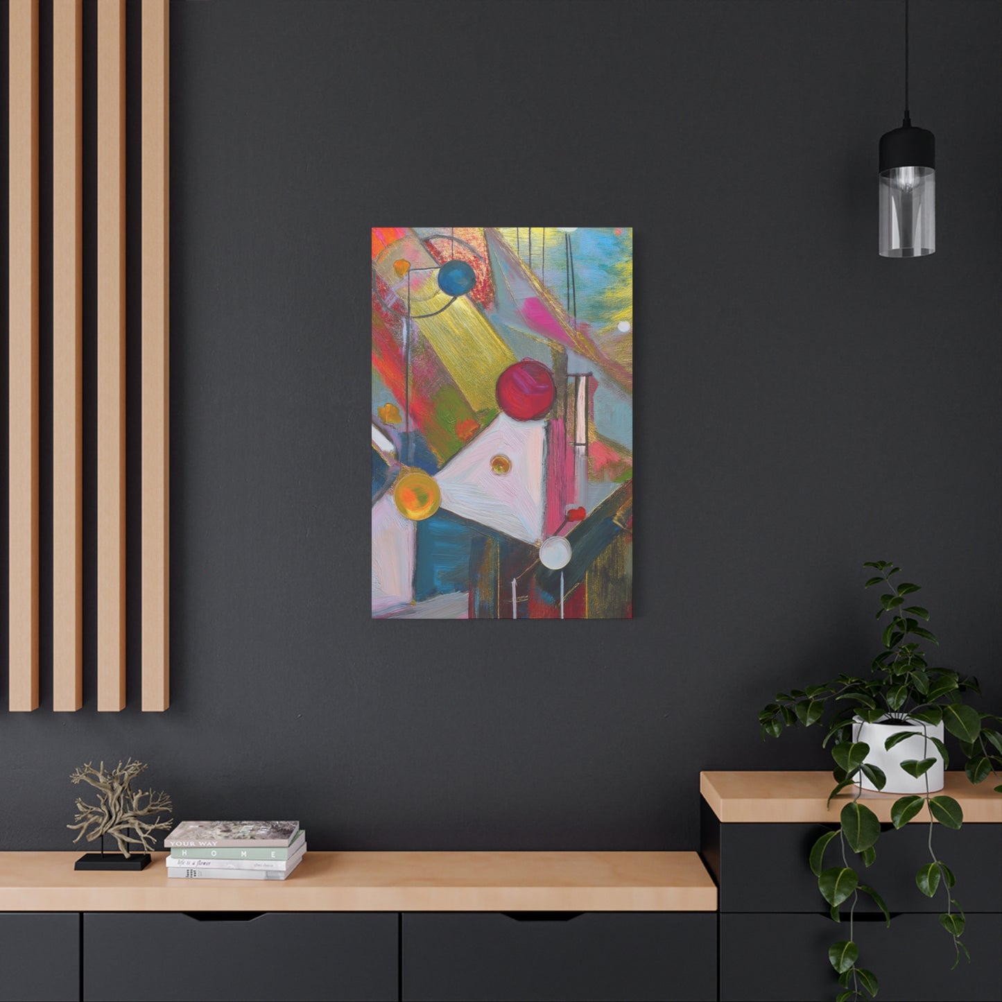 Abstract Oil Painting Print Canvas 20x24,20x30,24x30 24x32,24x36,30x40 32x48,36x48,40x60 Pine-Wood Inner Frame ABS-167