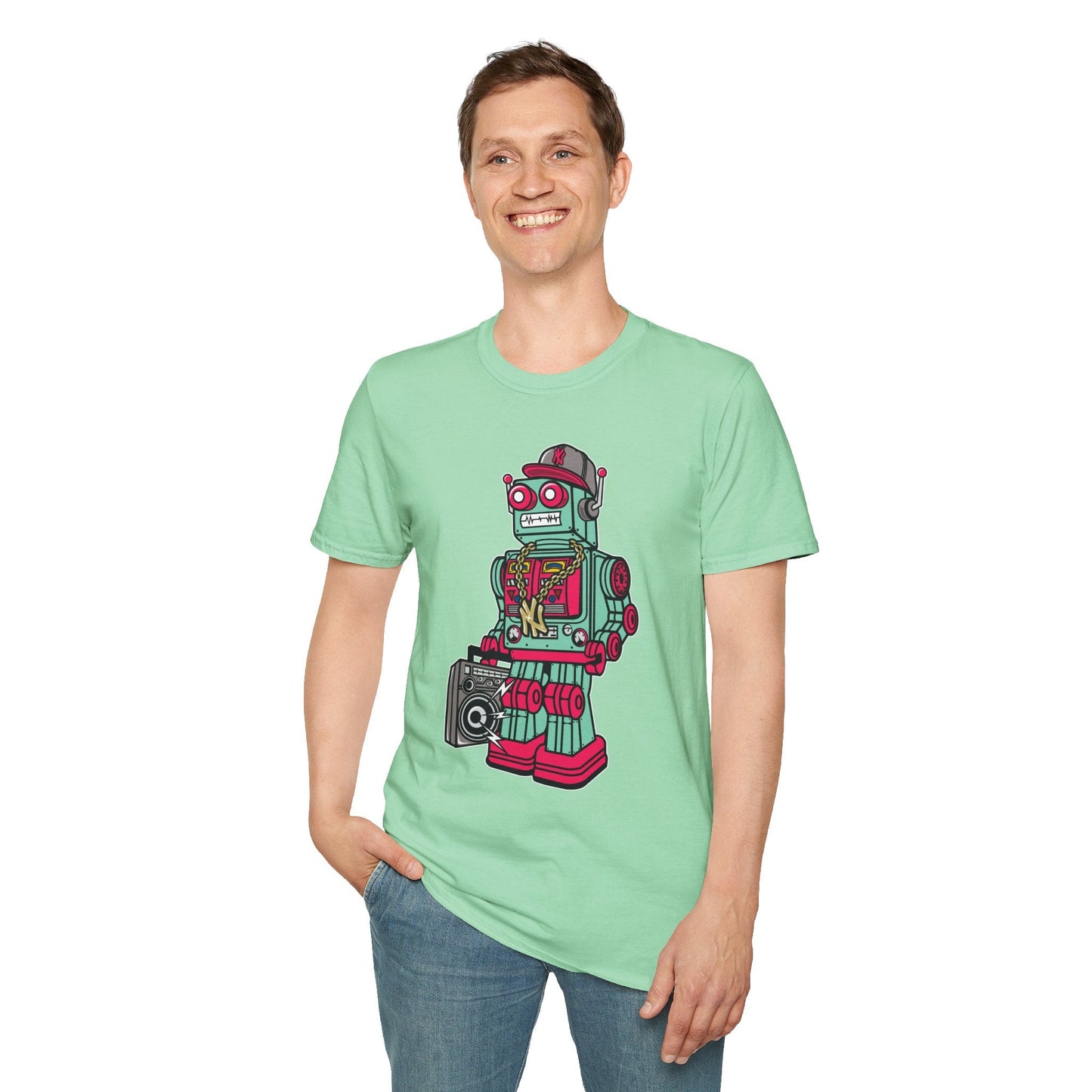 Cartoon T Shirt Animation Tee Funny Unisex Gildan Softstyle 64000 Ring Spun Cotton