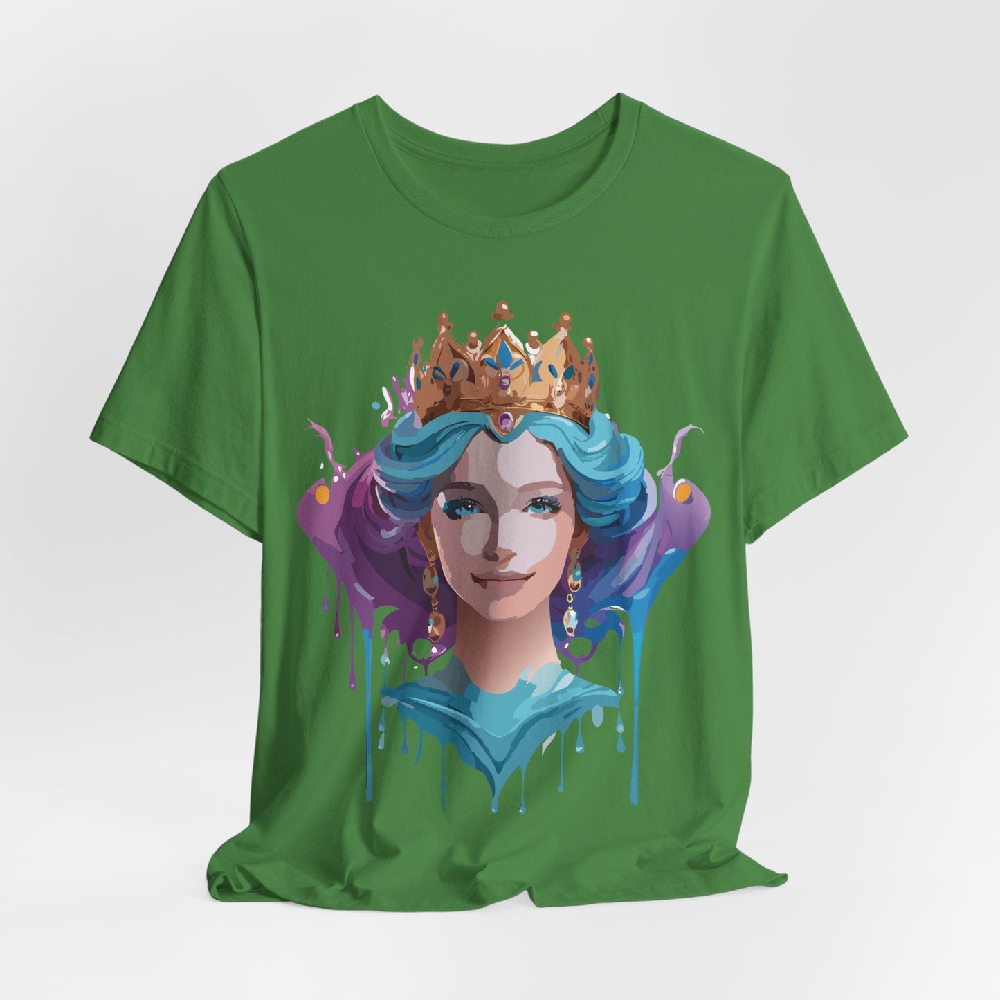 Queen Woman Portrait Graphic Unisex 100 Cotton Vintage Artwork Tee 1