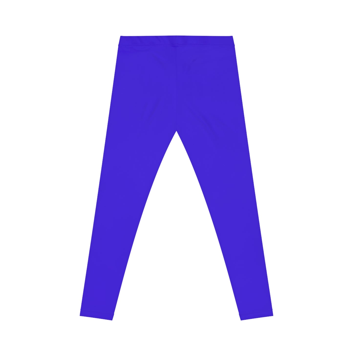 Ultrasonic Blue Color Women's Poly-Span Casual Leggings XS-2XL
