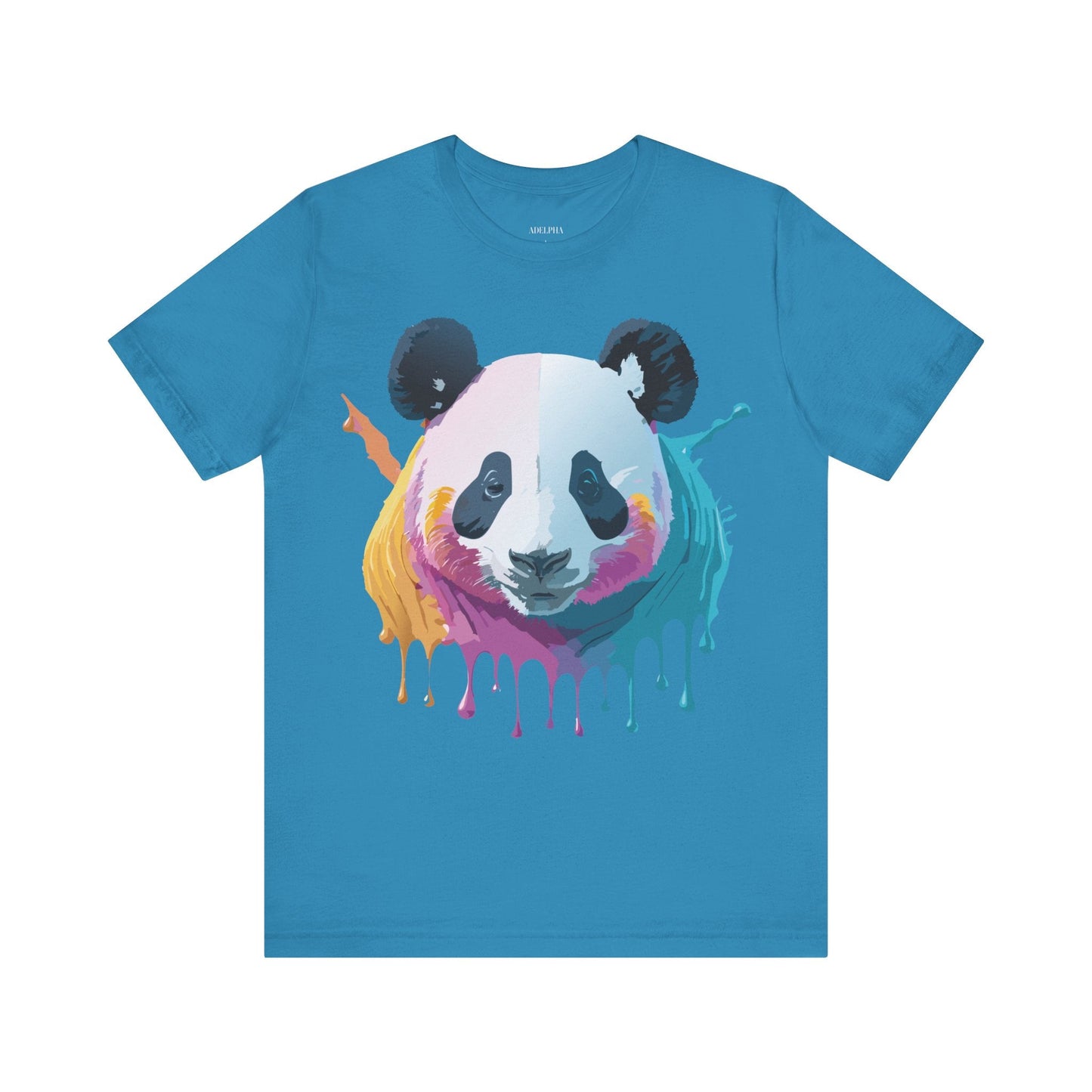 Adelpha Panda Graphic Tee Unisex Vintage Inspired Art Design Short Sleeve Shirt Edition
