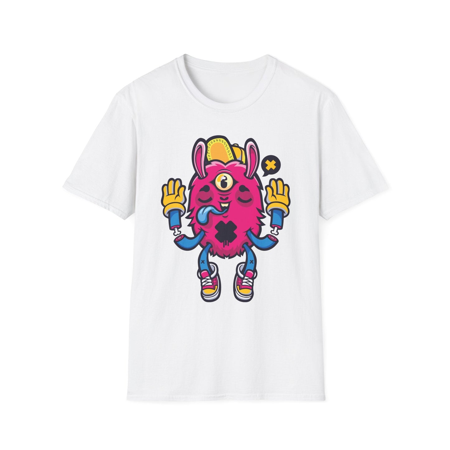 Cartoon T Shirt Animation T Shirt Funny Tee Unisex Softstyle 64000 Gildan Cotton Tee