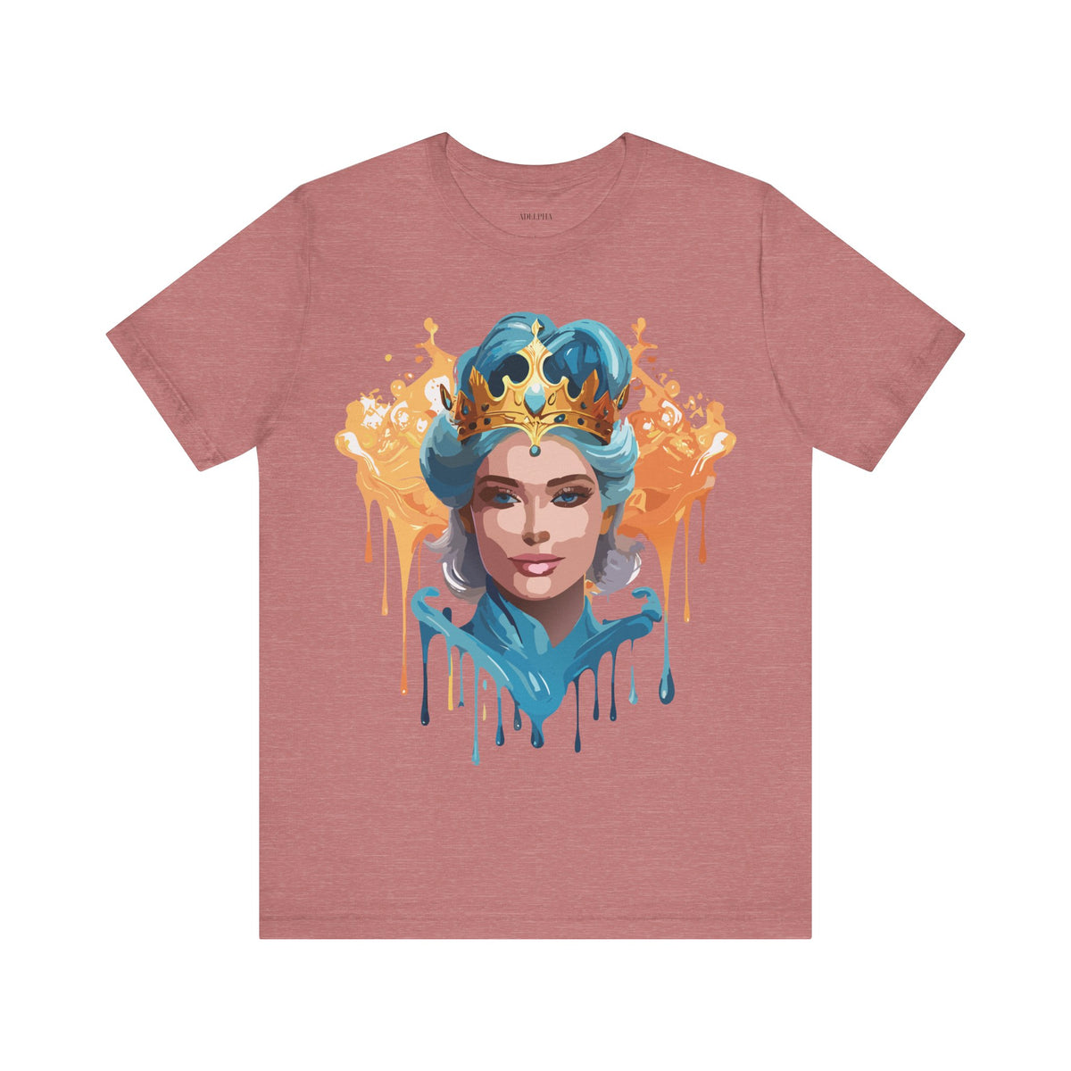 Queen Graphic Unisex Cotton Bella+Canvas Tee with Art Design m190