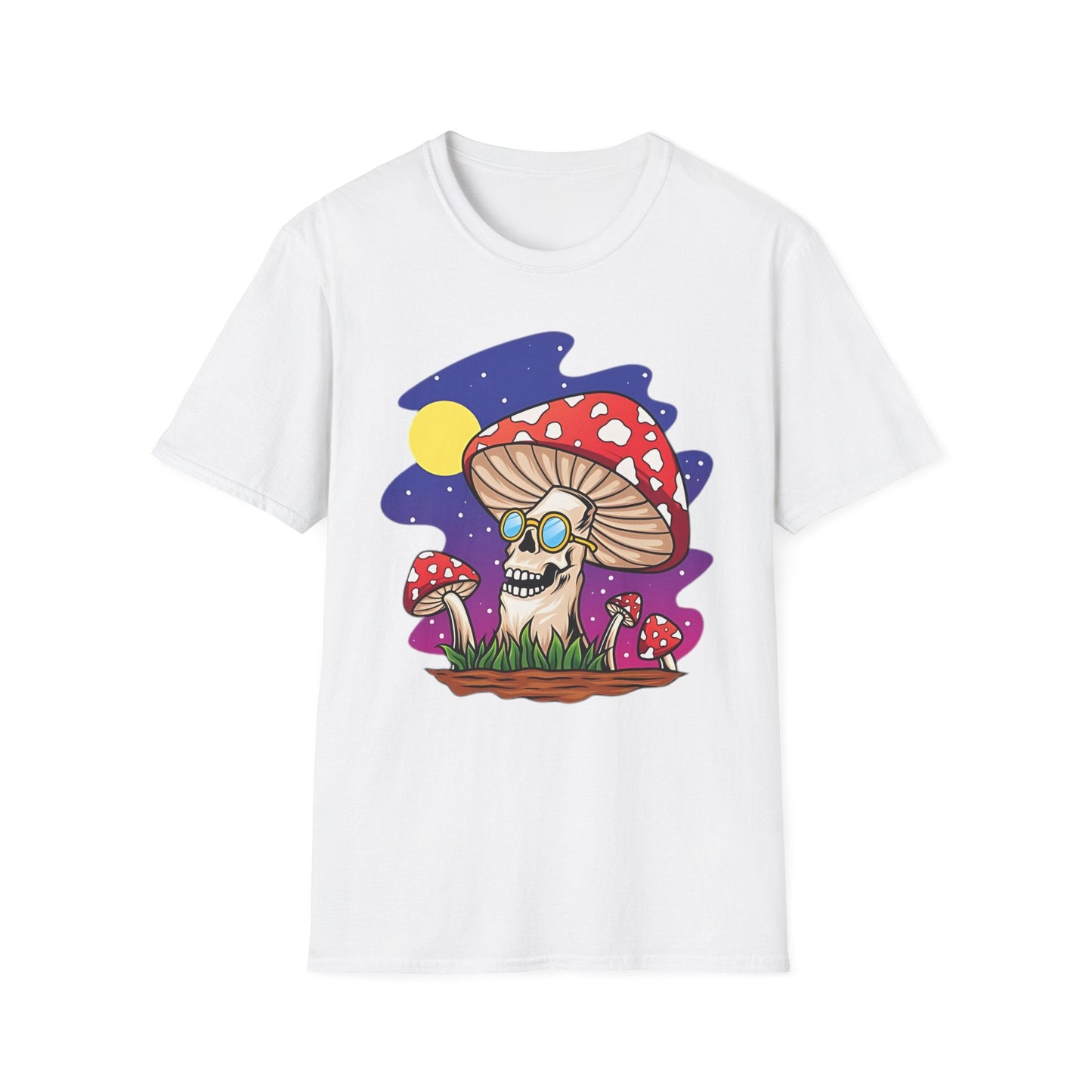 Mashroom Mushroom Tee Shirt Unisex Funny Fungus Design Softstyle 64000 Cotton Tee