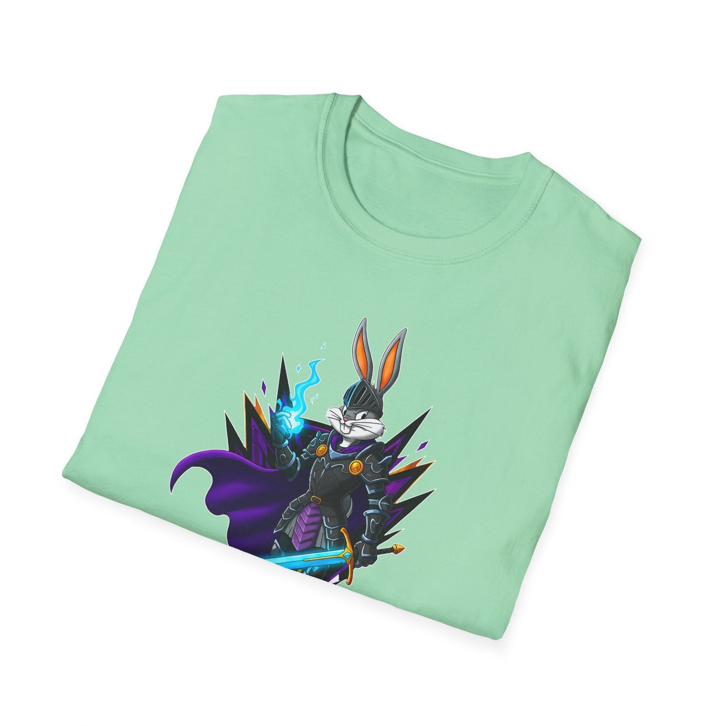 Cartoon Bunny Graphic Unisex Cotton Animal Animation Artwork Design Tee 39