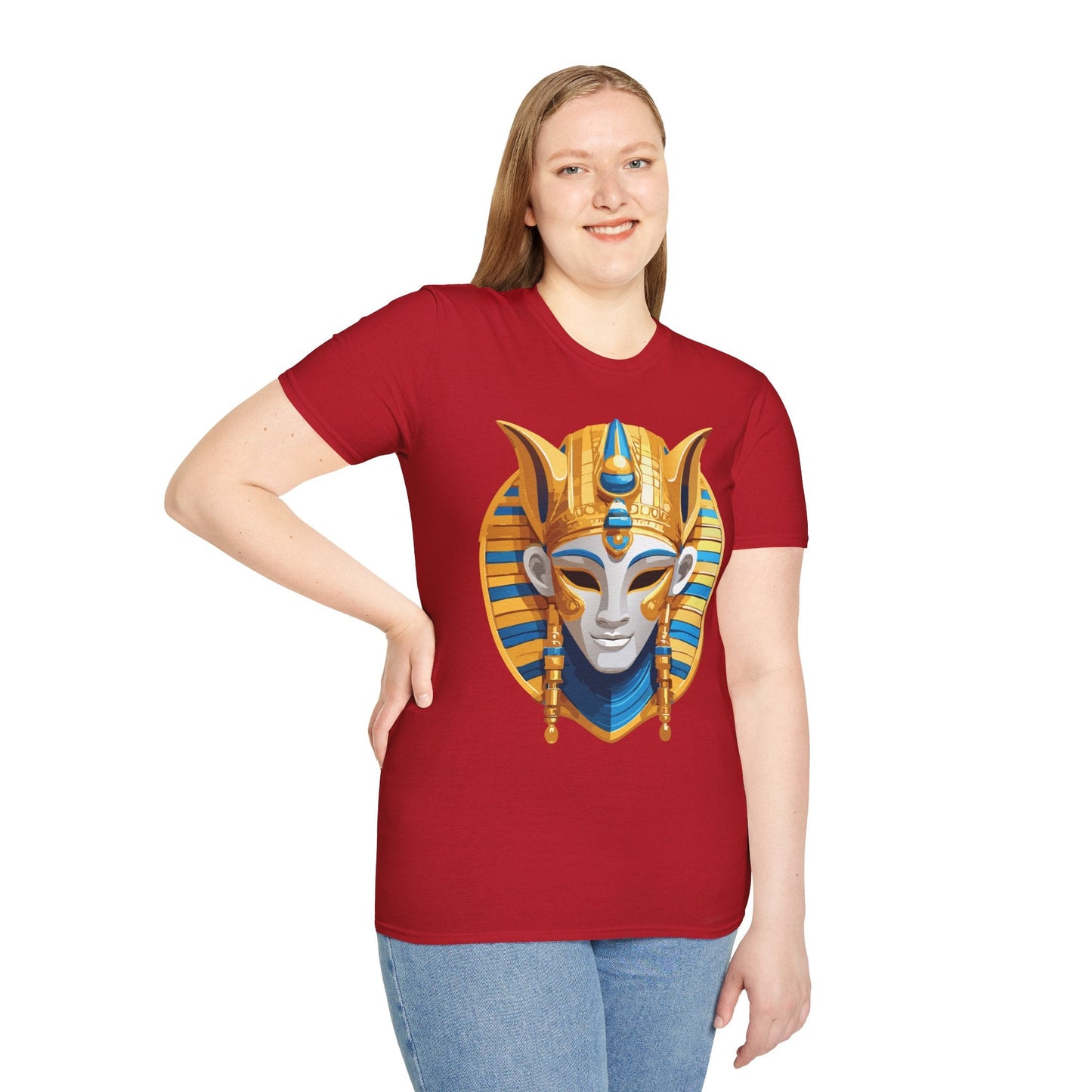 Mask Graphic Unisex Cotton Masquerade Design Artwork Tee 20