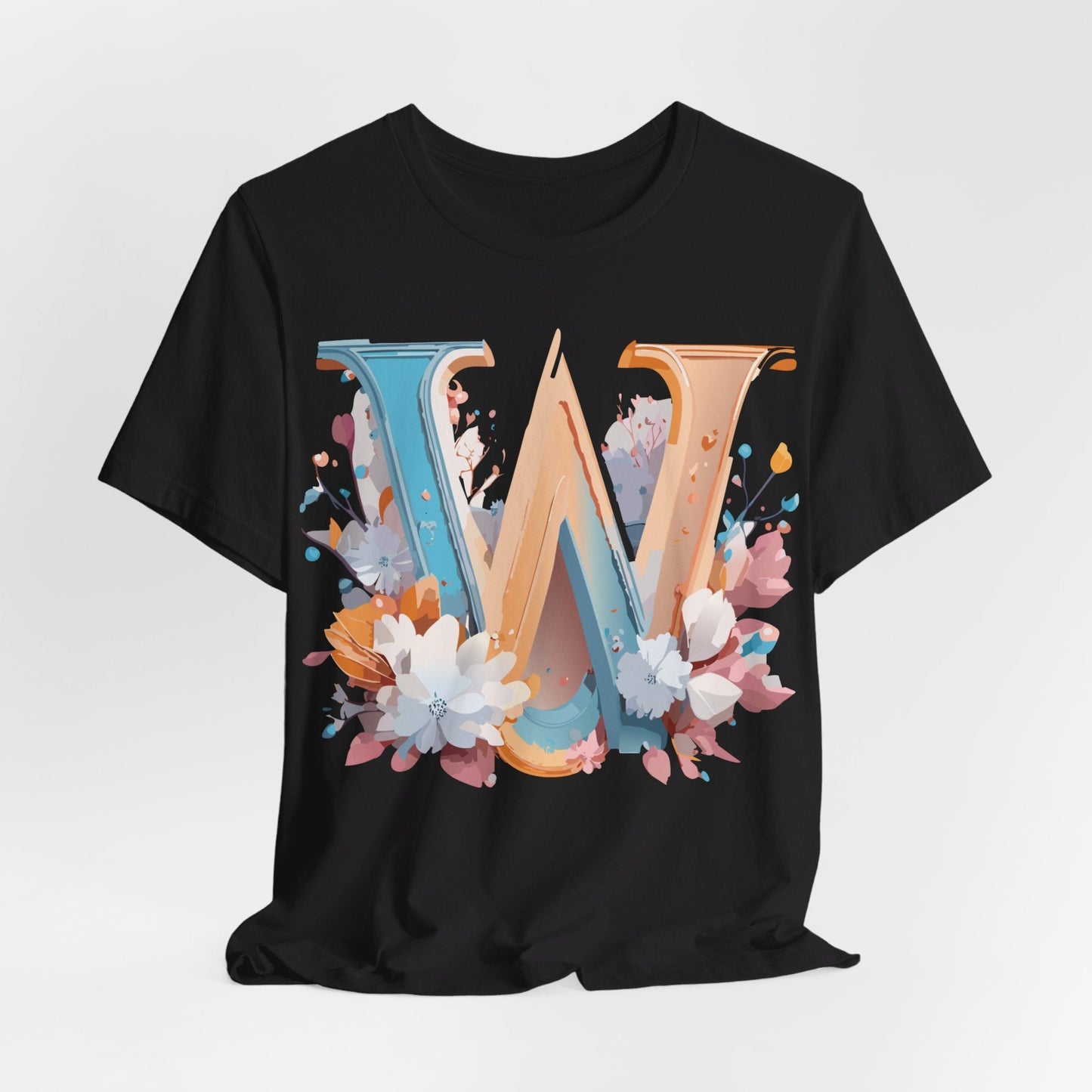 Letter W Shirt Unisex Graphic Tee By Adelpha Featuring Vintage Artwork For Everyday Casual Wear