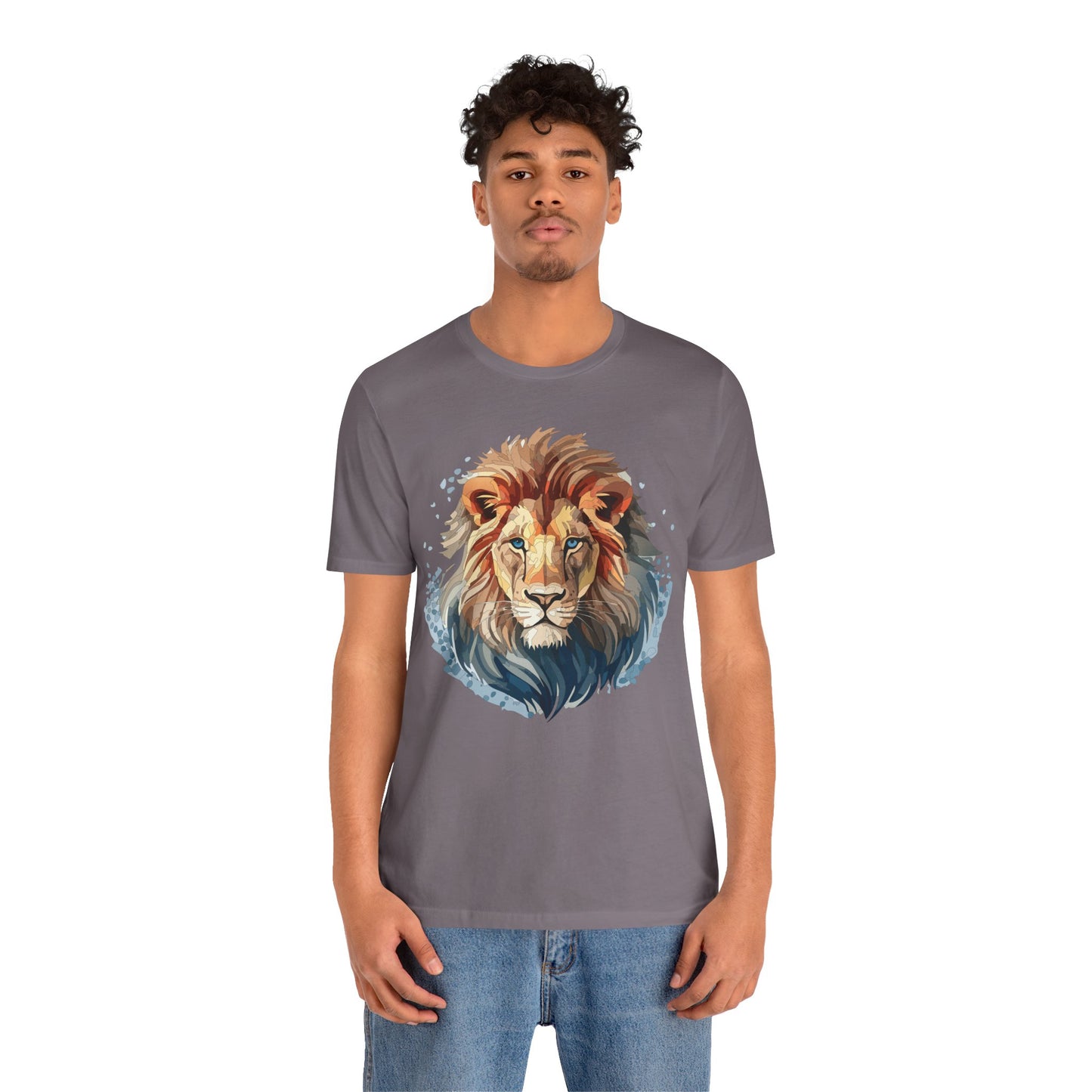 Lion Shirt, Animal Shirt, T-Shirt with Lion, Art Design Tee, Animal Tees, Safari T-Shirt 12