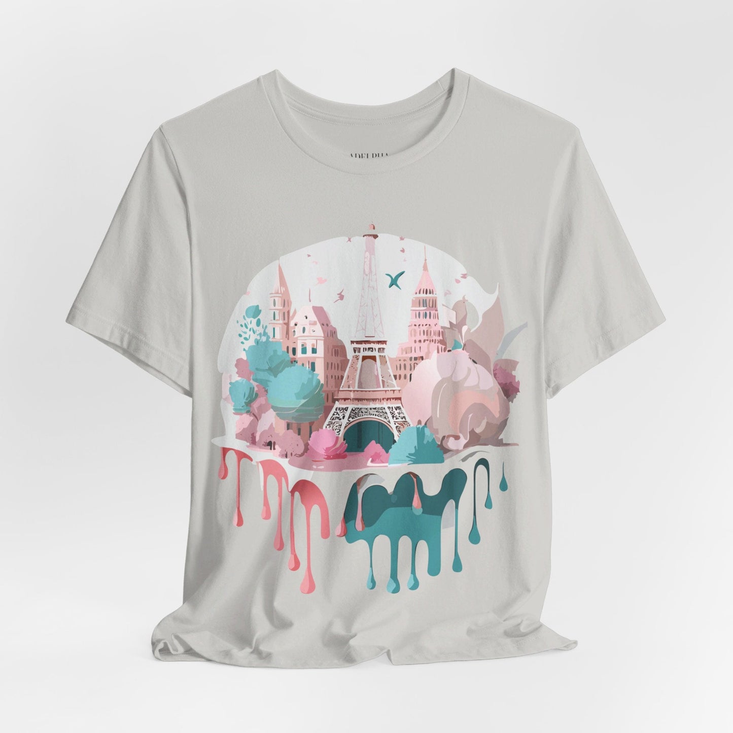 Paris Graphic Tee Unisex Premium Adelpha Art Design Vintage Inspired Short Sleeve Shirt