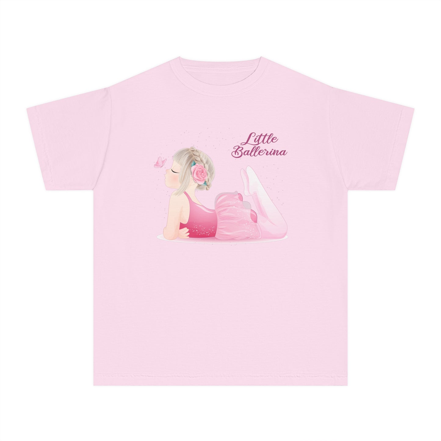 Youth Tee Shirt with Little Ballerina