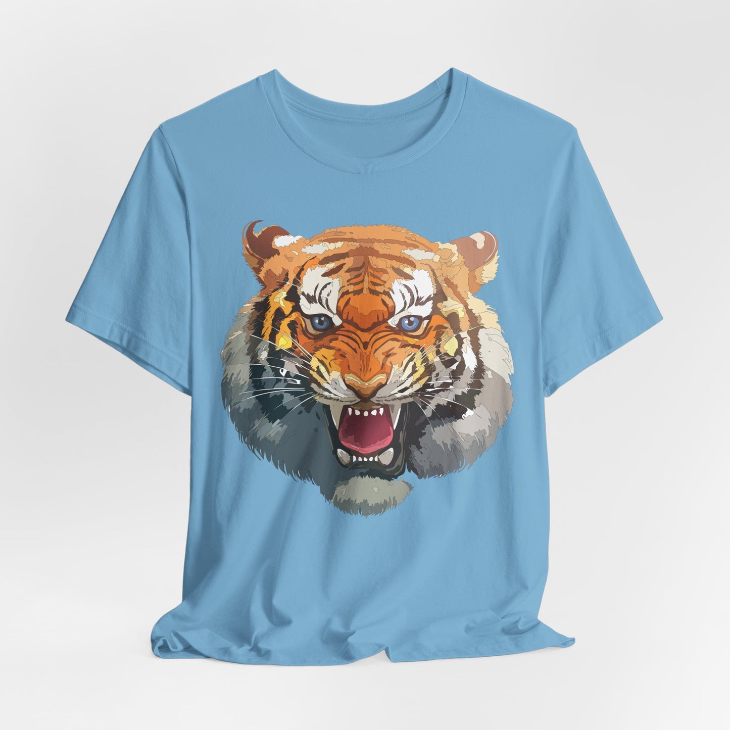 Tiger Shirt, Animal Shirt, T-Shirt with Tiger, Art Design Tee, Animal Tees, Safari T-Shirt, Graphic Design Tee 14