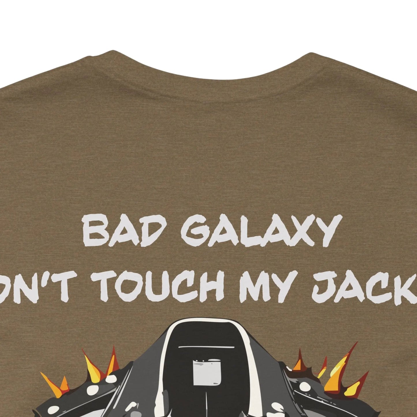Punk Rock Tee Shirt From Bad Galaxy 100 Percent Cotton Eco Friendly Inks Made To Order USA Designed