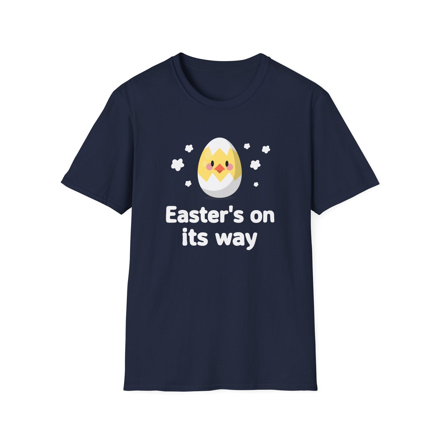 Easter Day T Shirt with Easter Design and Signature Print Unisex Gildan Softstyle Tee One Hundred Percent Cotton