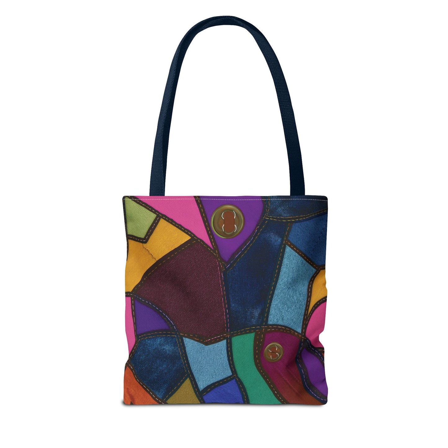 Denim Canvas Bag, Tote Bag Denim Printify