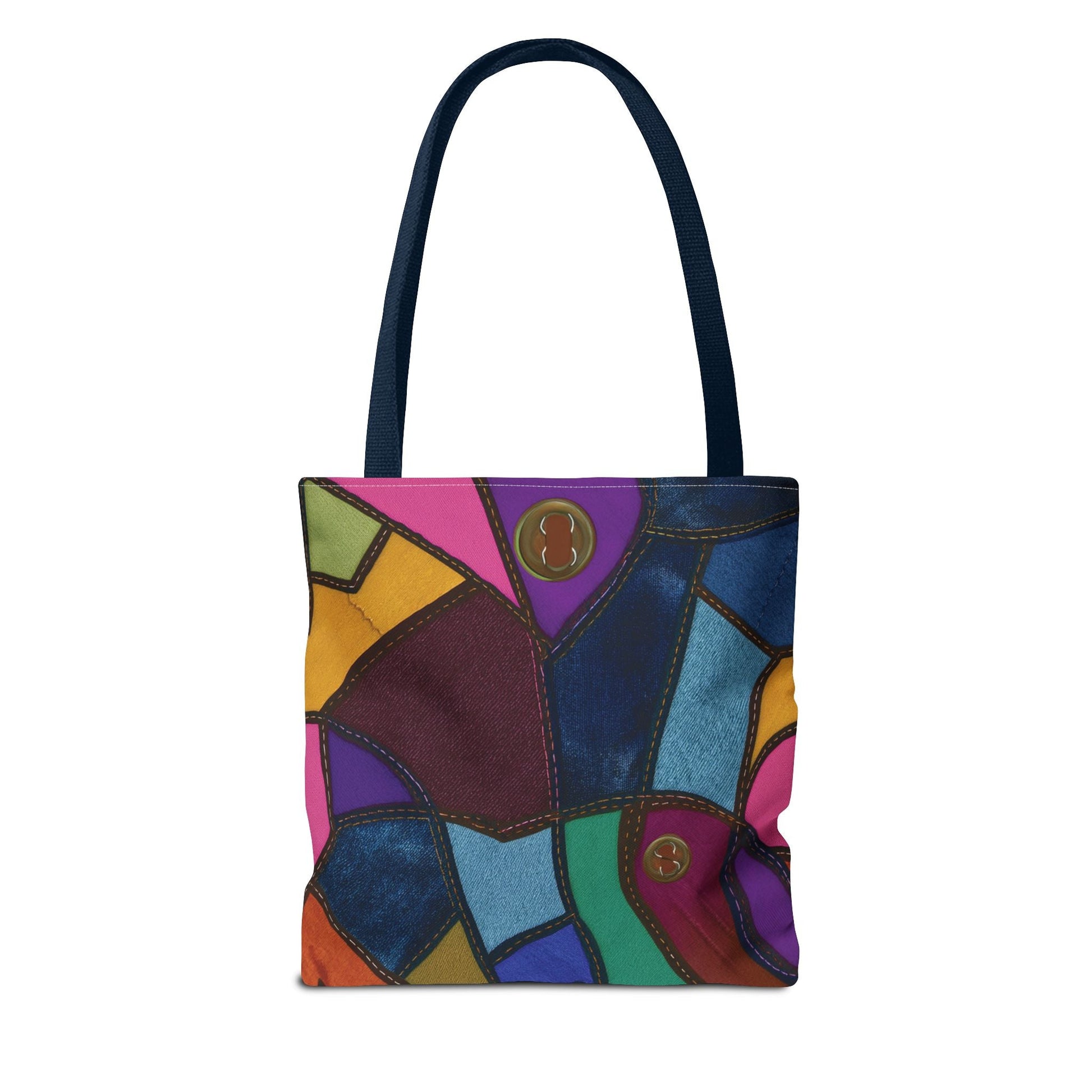 Denim Canvas Bag, Tote Bag Denim Printify