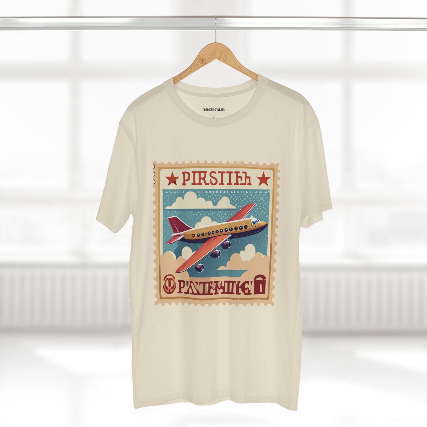 Postage Stamp Shirt Unisex Premium Cotton Tee PS44 Original Art Design Retro Collection
