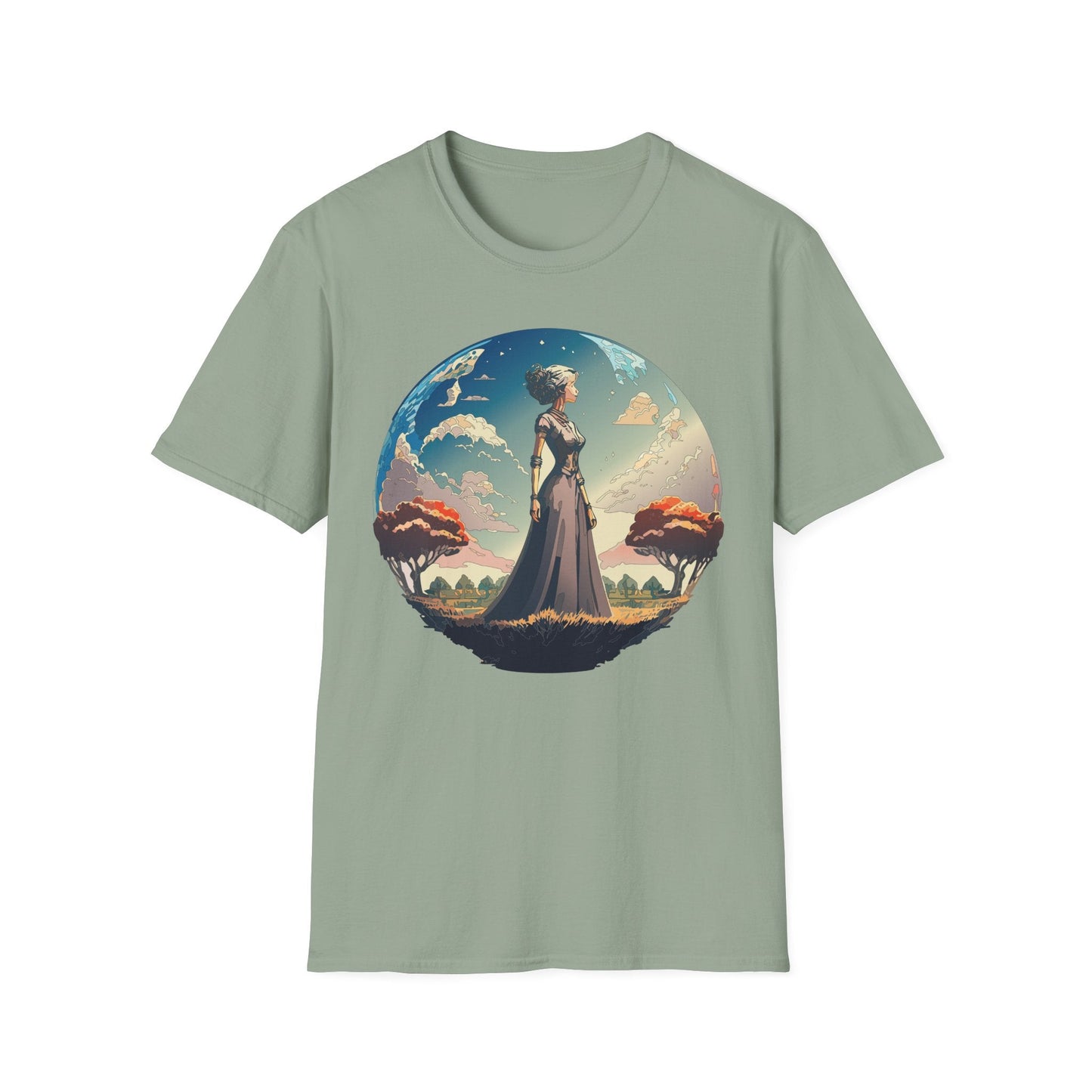Womens Graphic T Shirt Art Design Tee Gildan Softstyle 64000 Unisex Cotton Short Sleeve