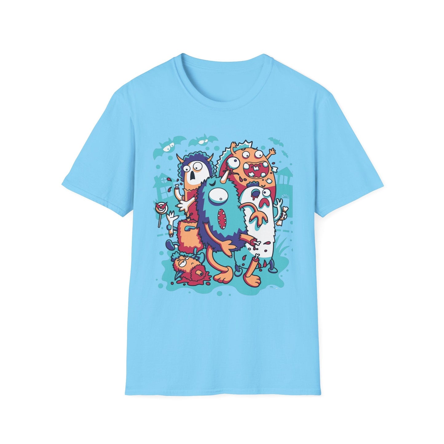 Cartoon T Shirt Animation Tee Funny Graphic Unisex Softstyle 100 Percent Ring Spun Cotton Tee