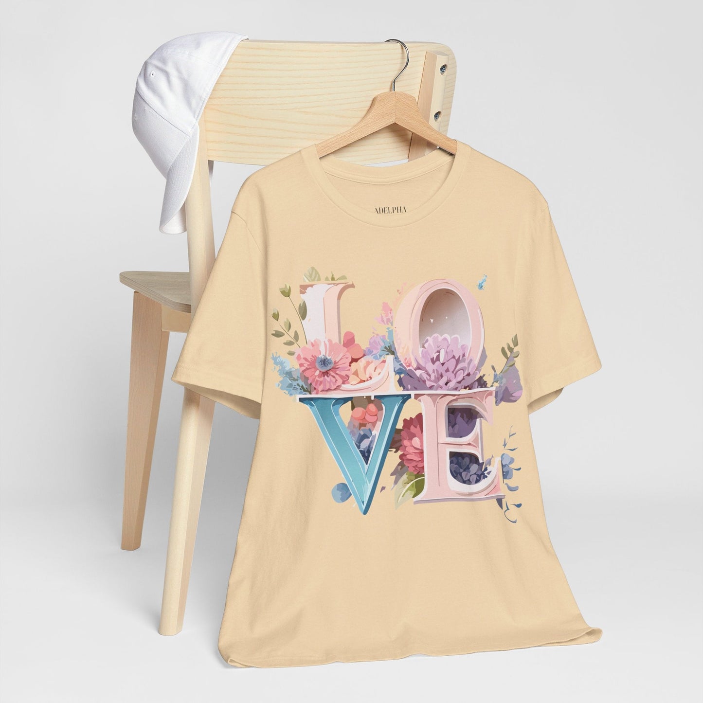 Adelpha Vintage Inspired Graphic T Shirt Unisex Jersey Short Sleeve Valentine Design