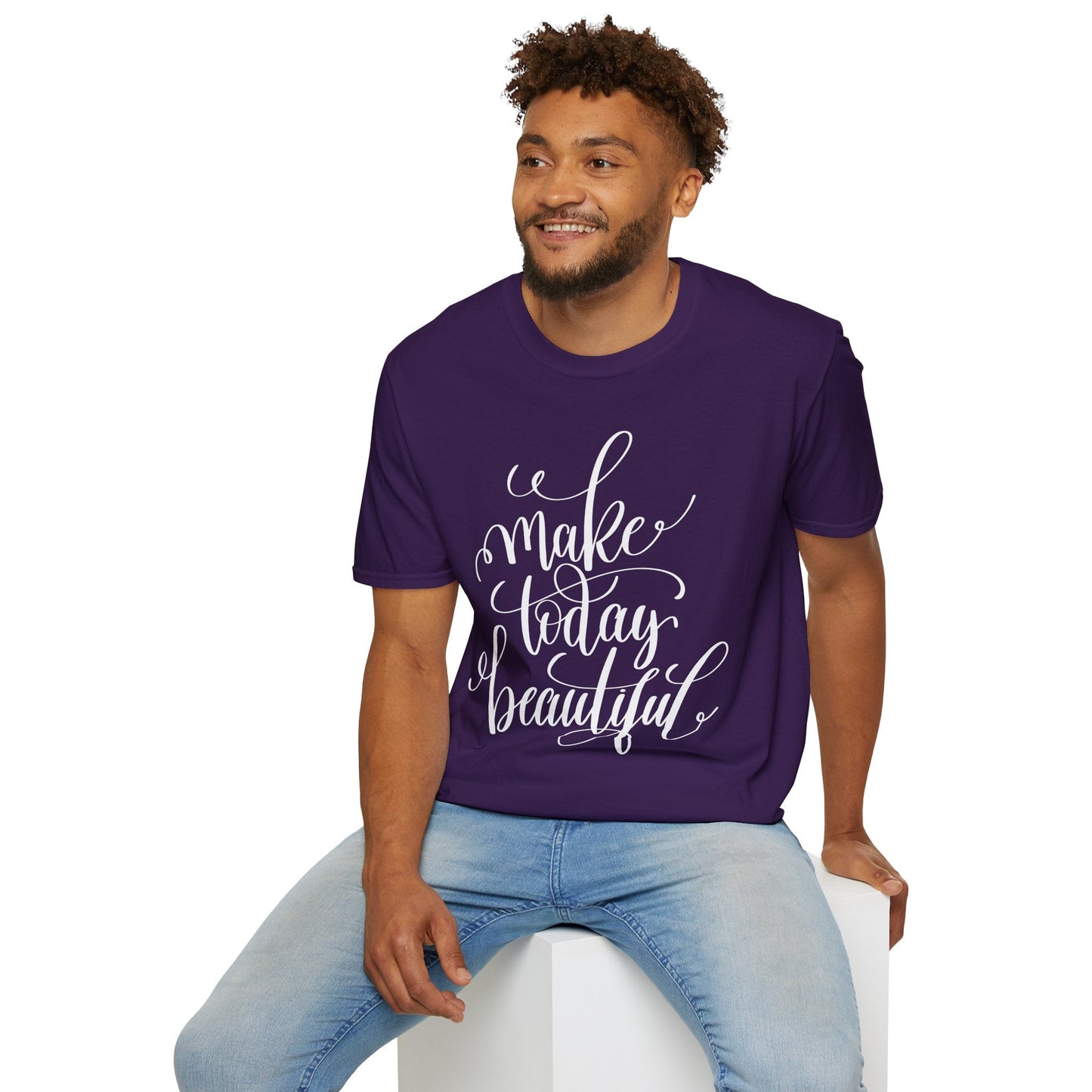 Positive Slogan T Shirt Unisex Softstyle Gildan 64000 With Positive Words And Good Quotes Art Tee