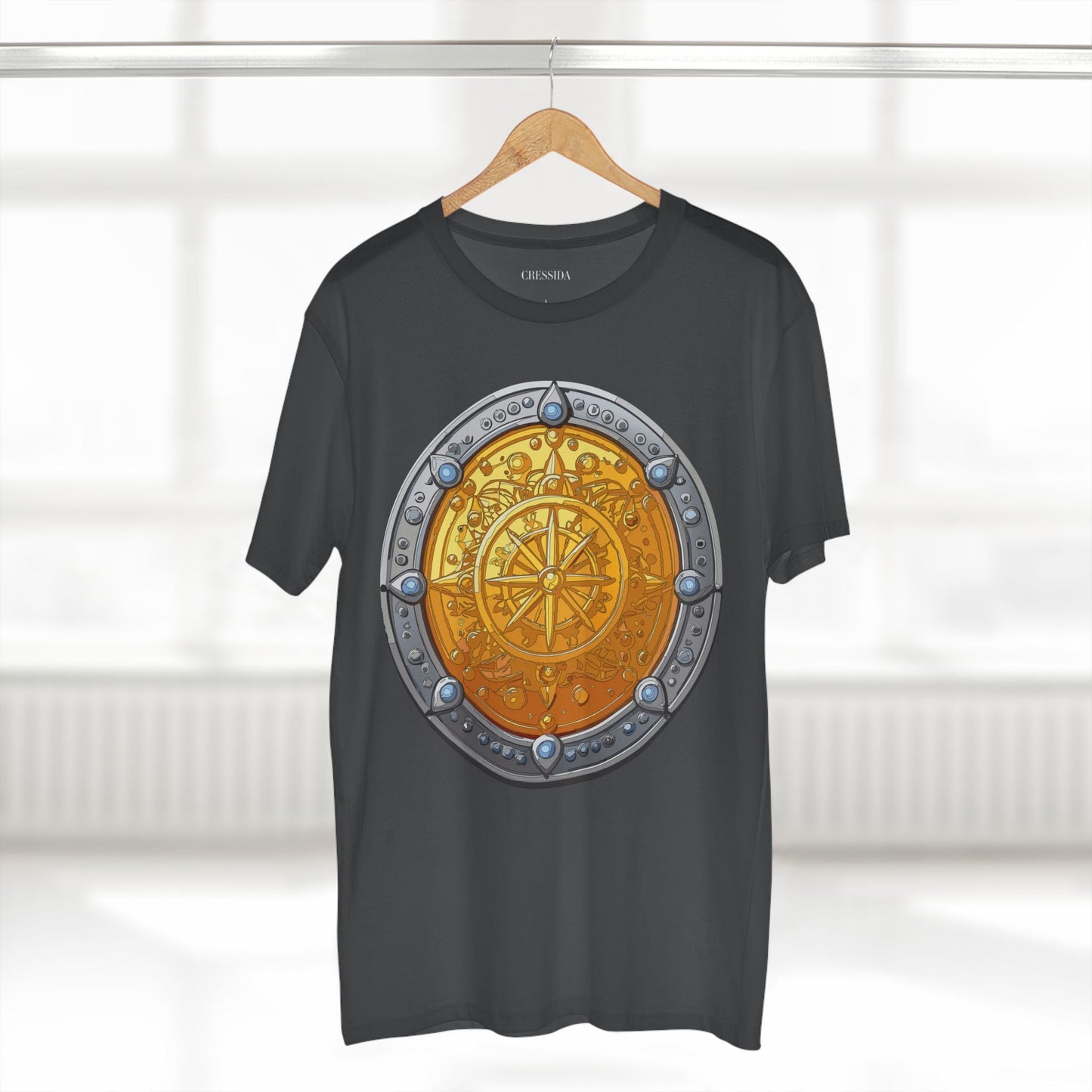 Antique Gold Coin Graphic Design T-Shirt Unisex 100 Cotton With Golden Print Artwork Tee 9