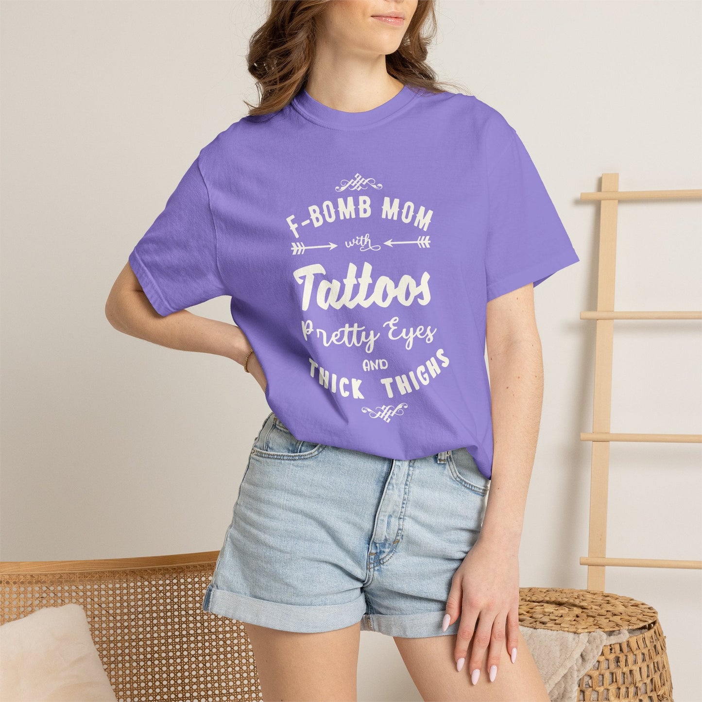 Mom T-shirt Mother's Day Mama Tee Unisex Comfort Colors Garment-Dyed Cotton h37