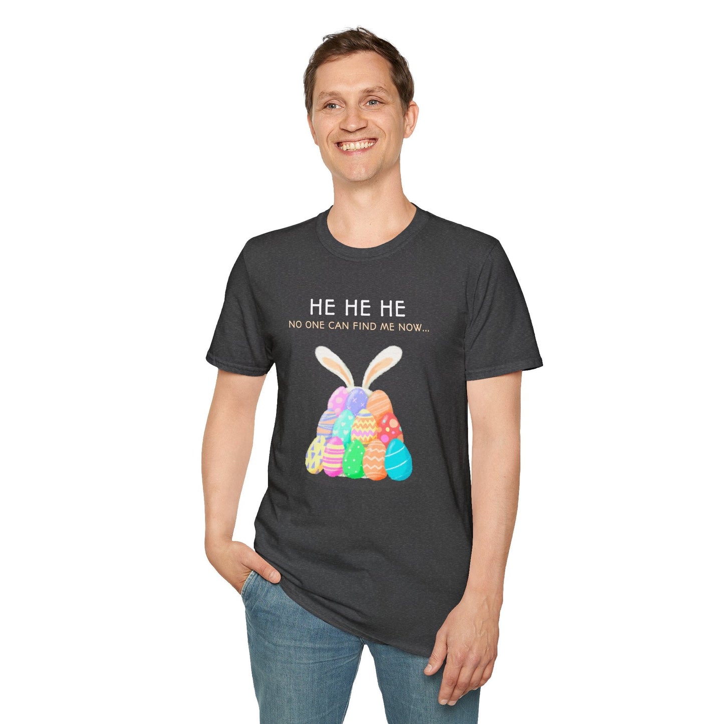 Easter Egg T Shirt Unisex Softstyle 100 Percent Ring Spun Cotton Easter Design Tee