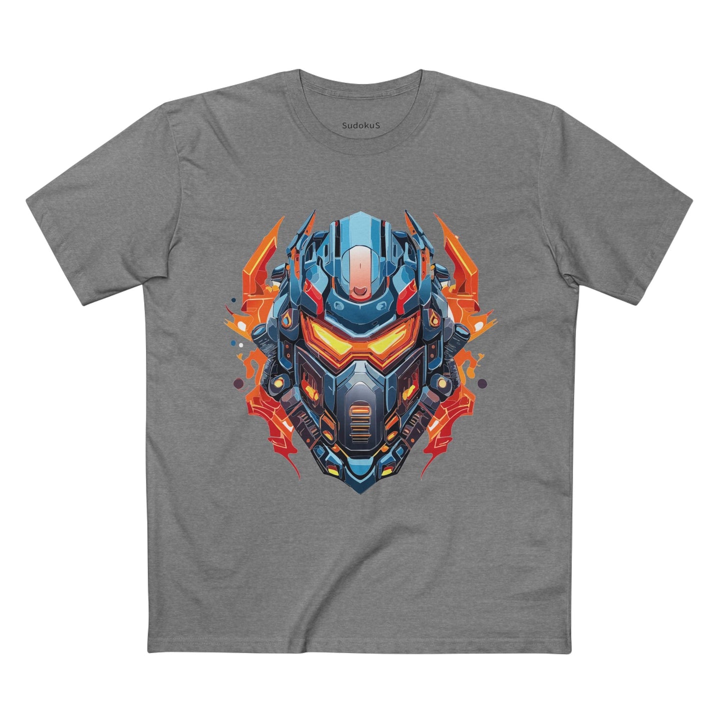 Cyborg Robot Graphic Unisex 100 Cotton Staple Tee 16