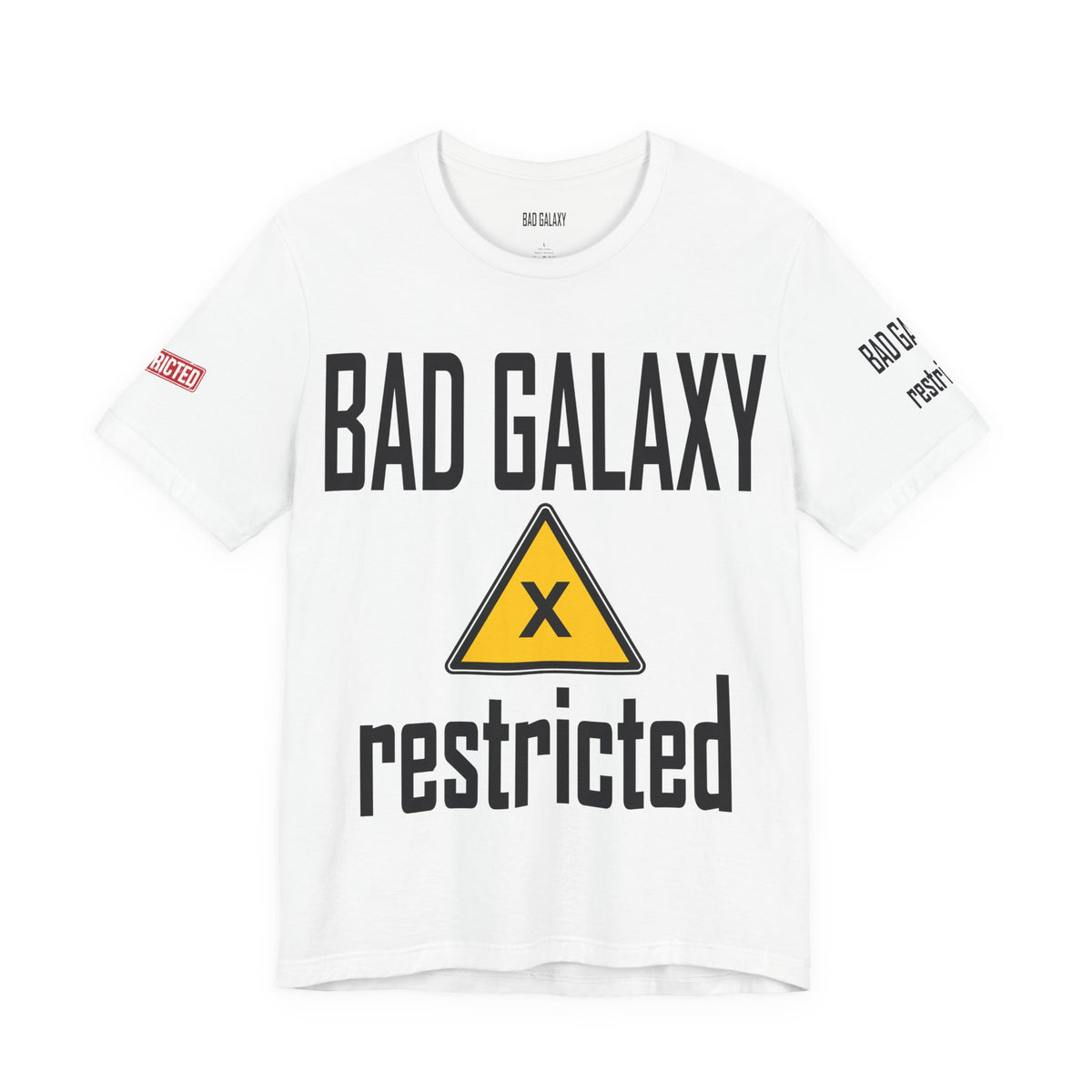 Art Red Stamp Graphic Unisex Cotton Bella+Canvas Tee with Art Design b96