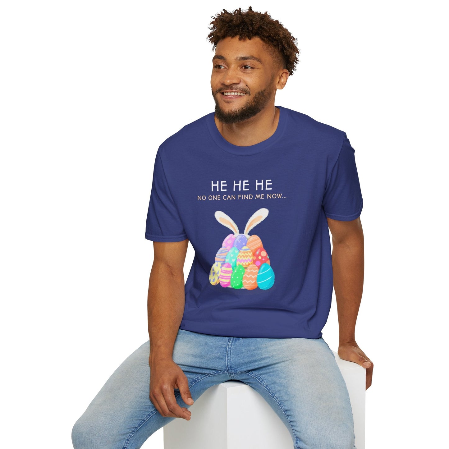 Easter Egg T Shirt Unisex Softstyle 100 Percent Ring Spun Cotton Easter Design Tee