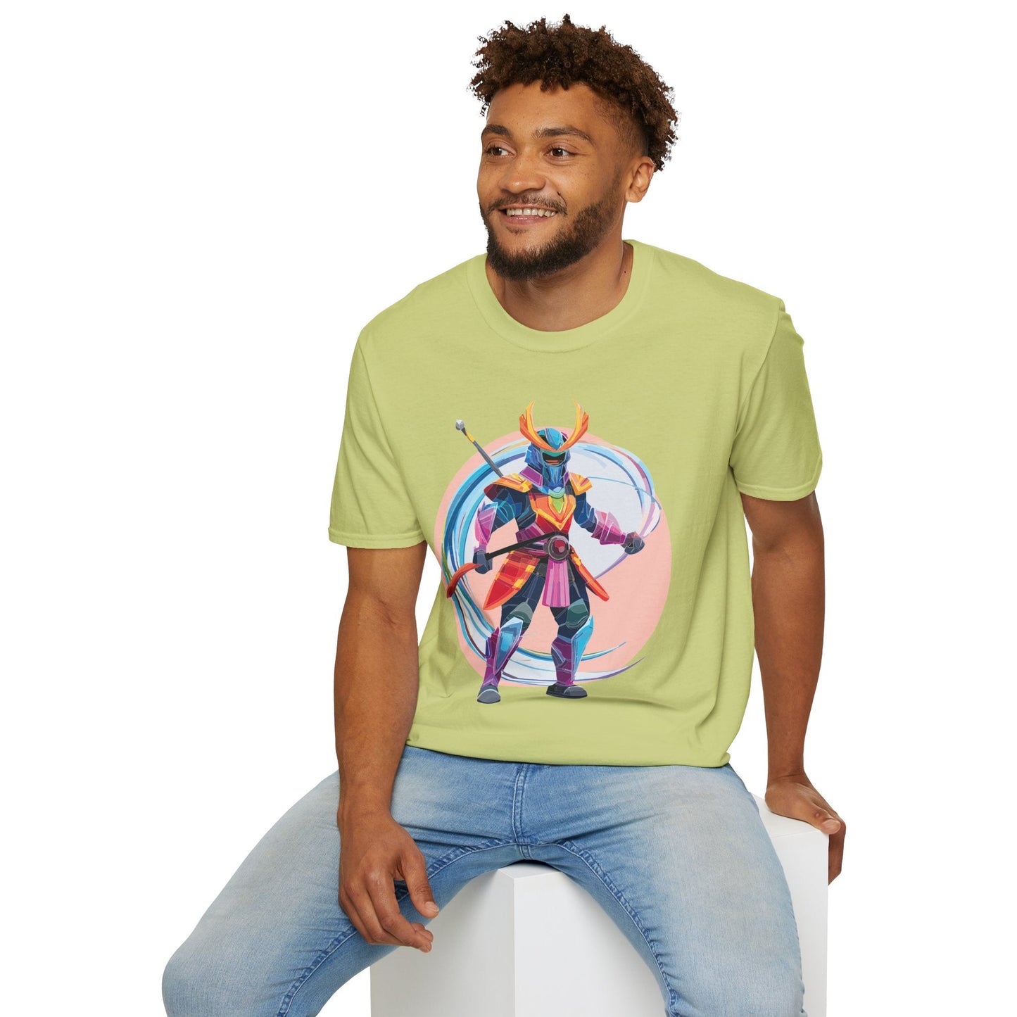 Samurai Shirt Unisex Softstyle T Shirt Gildan 64000 Ring Spun Cotton Tee For Everyday Comfort