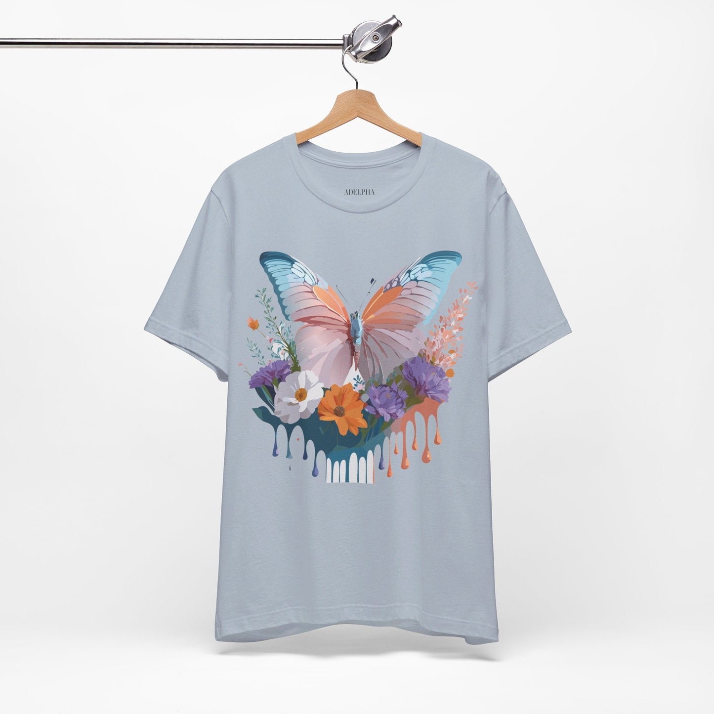Butterfly Graphic Tee Unisex Jersey Short Sleeve Adelpha Art Design
