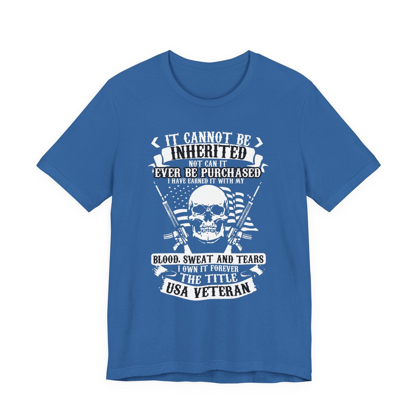 Army Veteran Patriotic Graphic Design Unisex Cotton T-Shirt v54
