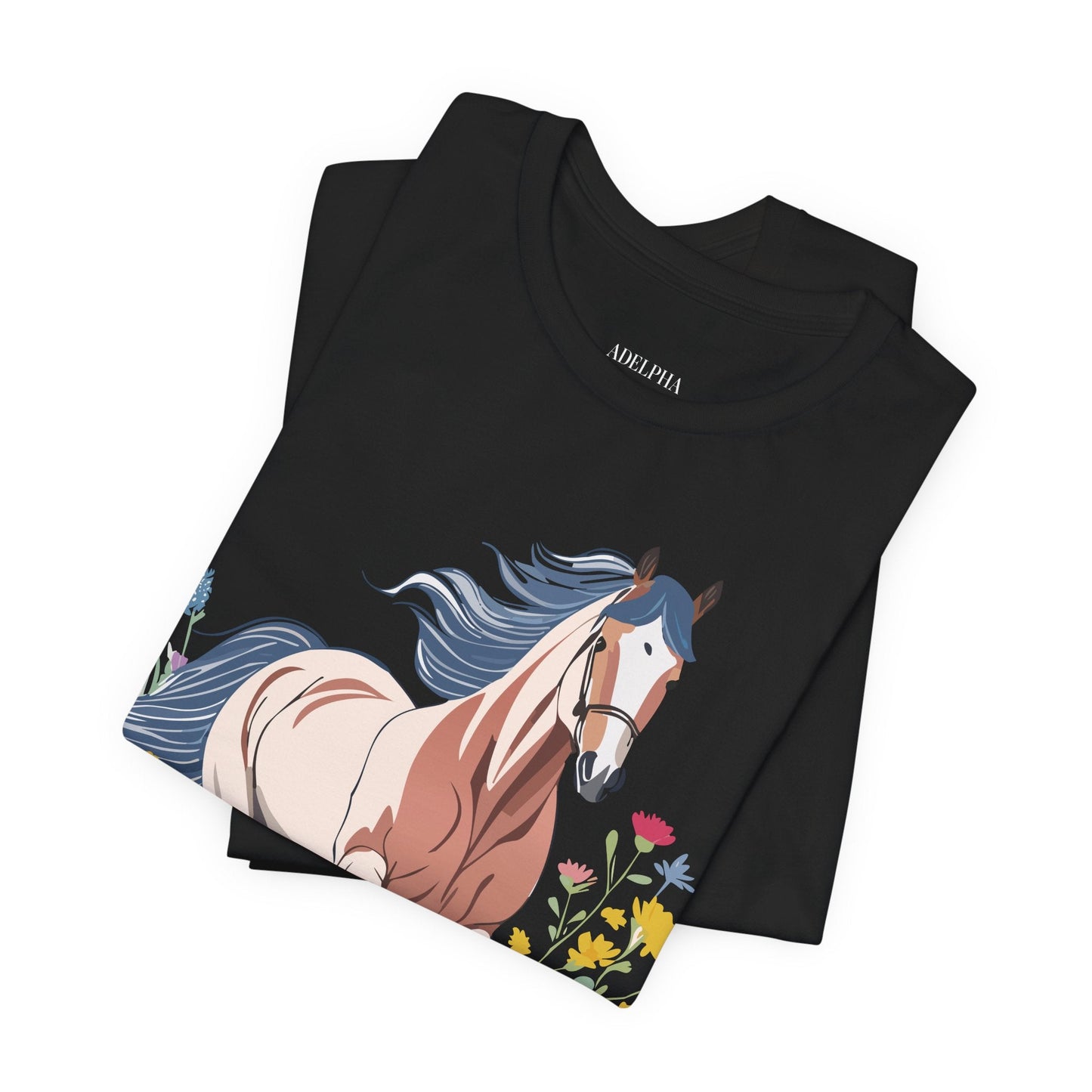 Horse Graphic Unisex 100 Cotton Vintage Animal Art T-Shirt 10