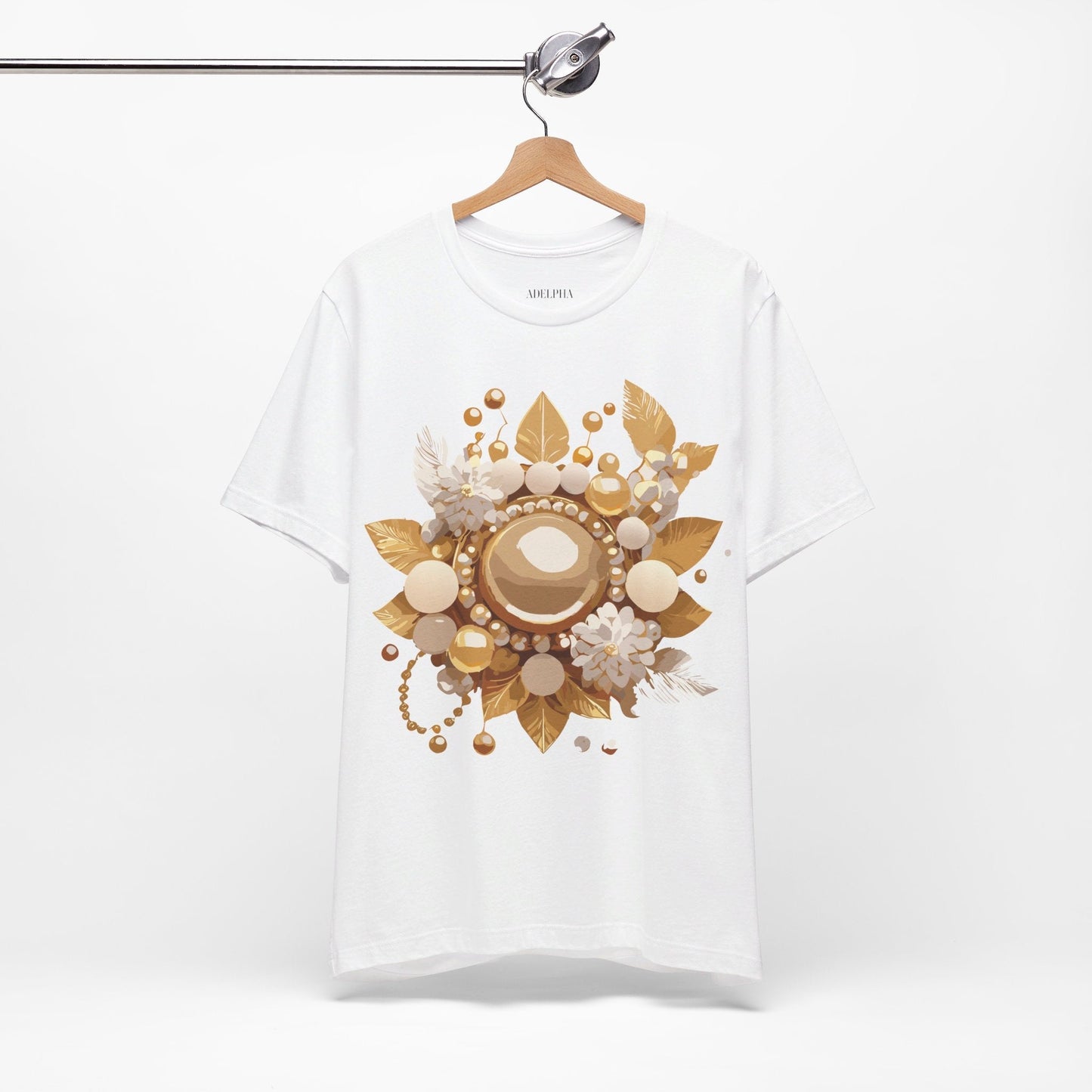 Jewelry Graphic Unisex 100 Cotton Vintage Treasure Art T-Shirt 30