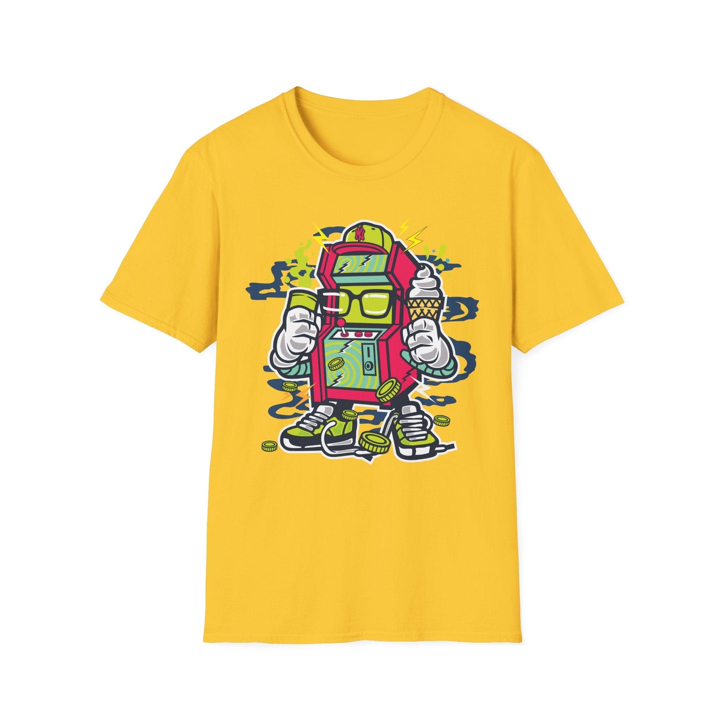 Cartoon T Shirt Animation Tee Funny Graphic Unisex Gildan Softstyle 64000 100 Percent Cotton