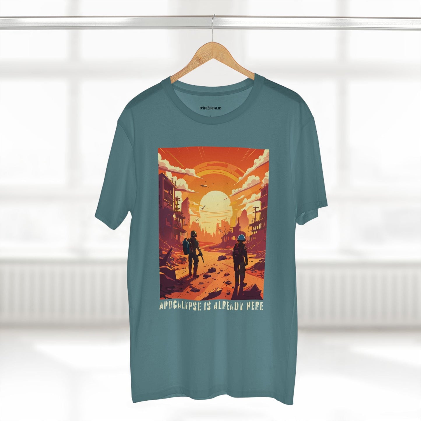 Cataclysm Doomsday Shirt Unisex Premium Cotton Tee With Original Art Design By Retro2Nova