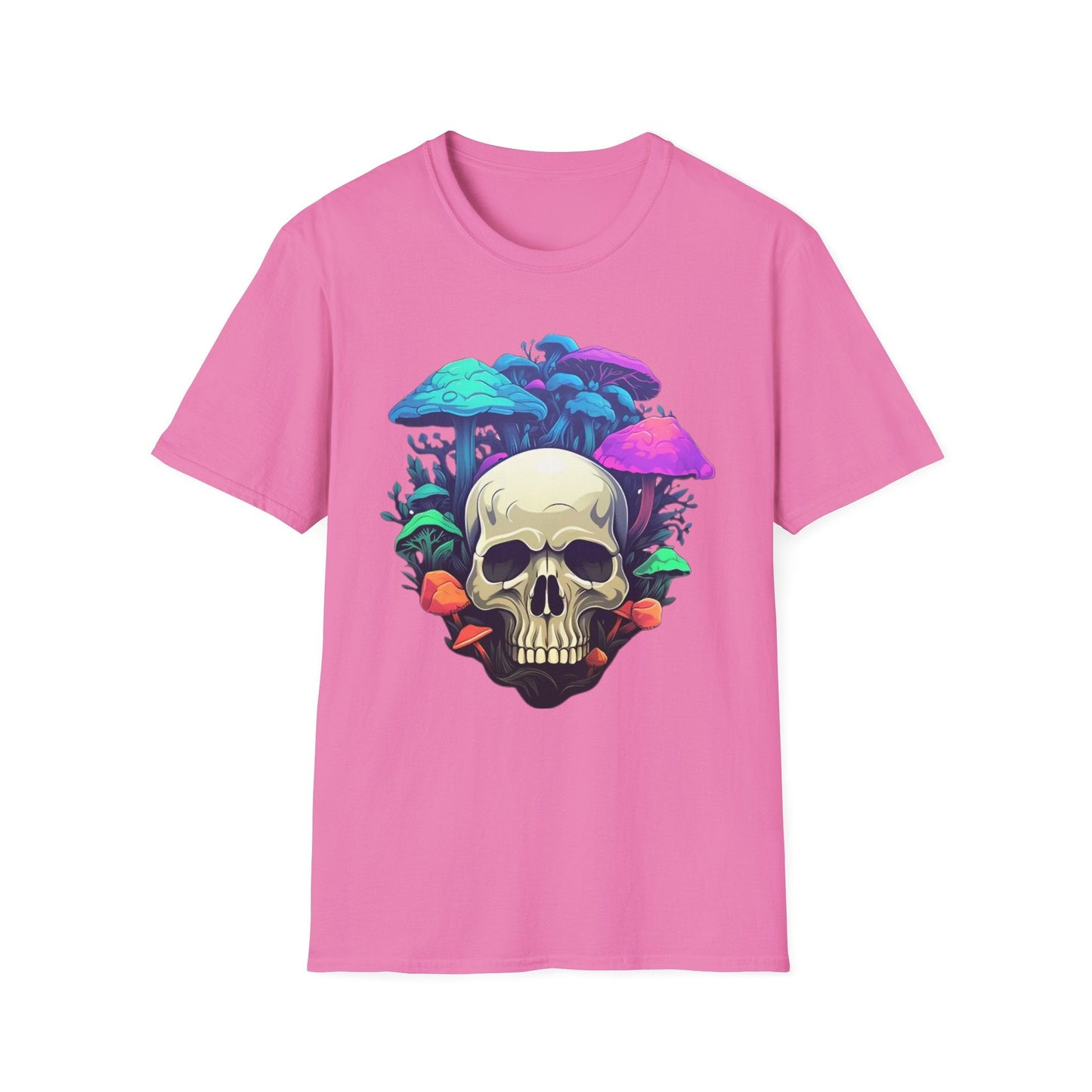 Skull Graphic Unisex Cotton T-shirt with Skeleton Artwork Design 3