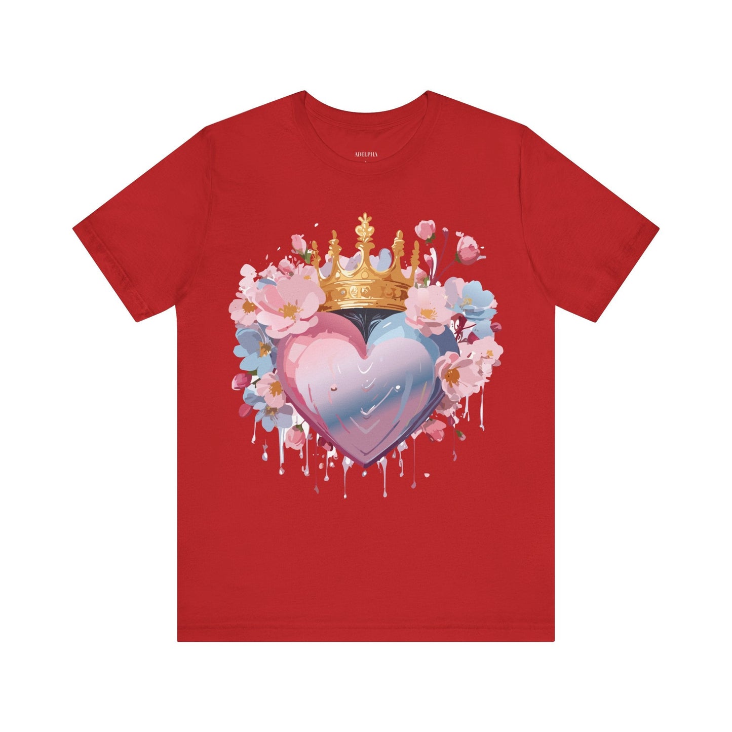 Valentine Graphic Tee Unisex Vintage Inspired Art From Adelpha Premium Jersey Short Sleeve Shirt