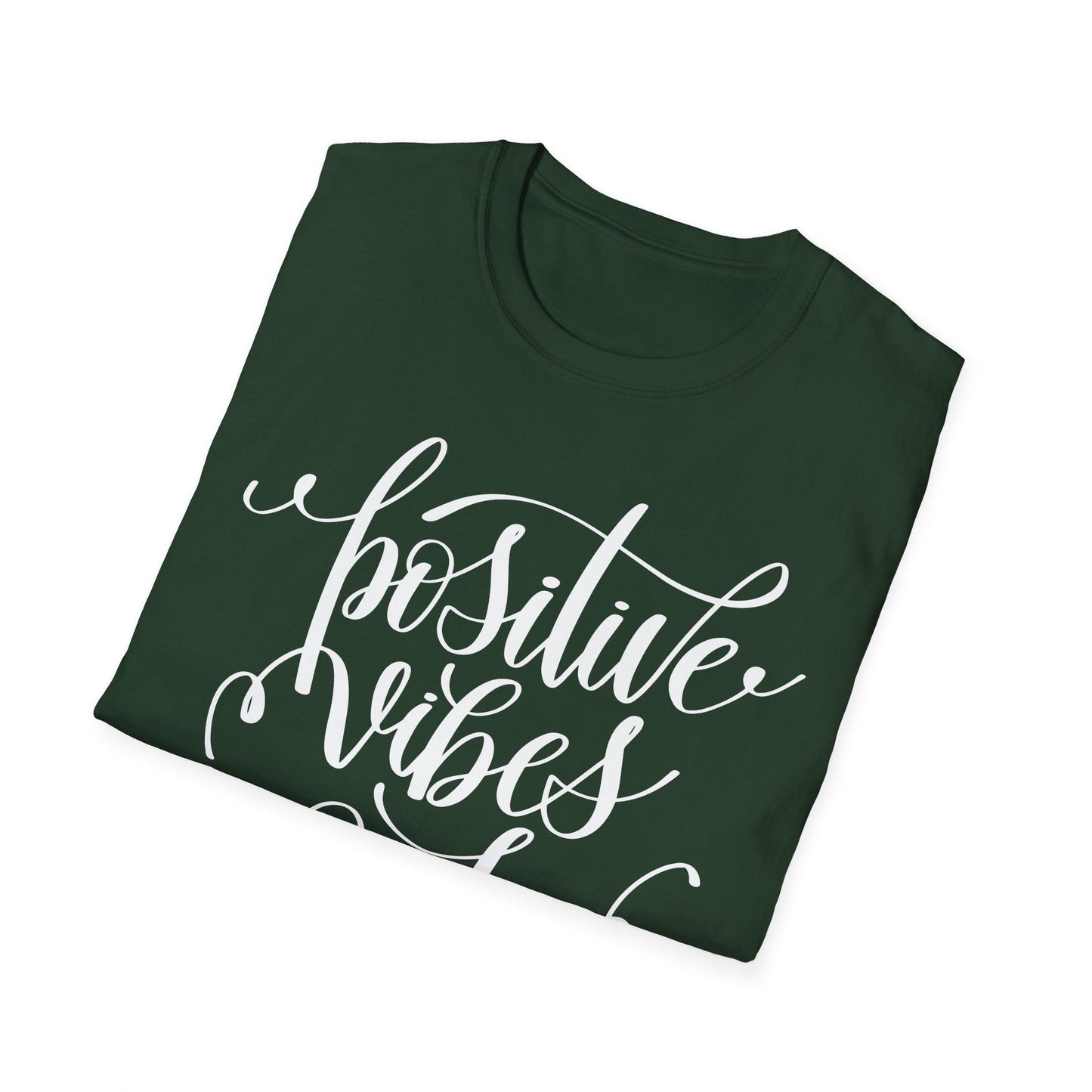Positive Slogan T Shirts With Positive Words Unisex Short Sleeve Tee Gildan Softstyle 64000 Ring Spun Cotton