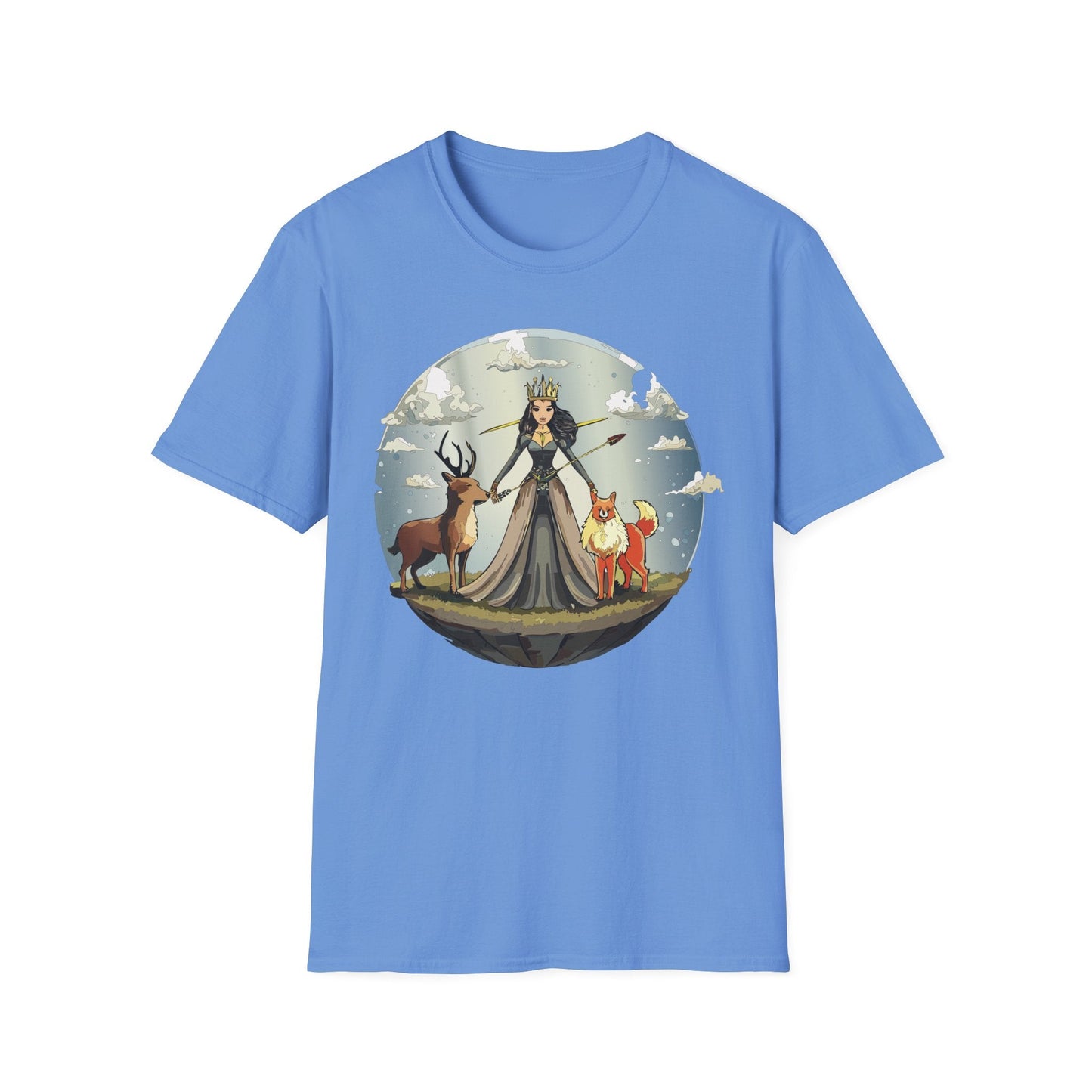 Womens Graphic T Shirt Art Design Tee Softstyle Gildan 64000 Cotton Comfort Fit Casual Wear