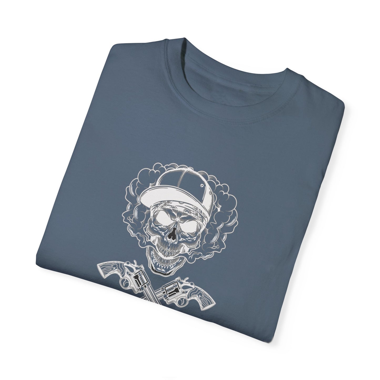 Camiseta unisex de algodón con calavera