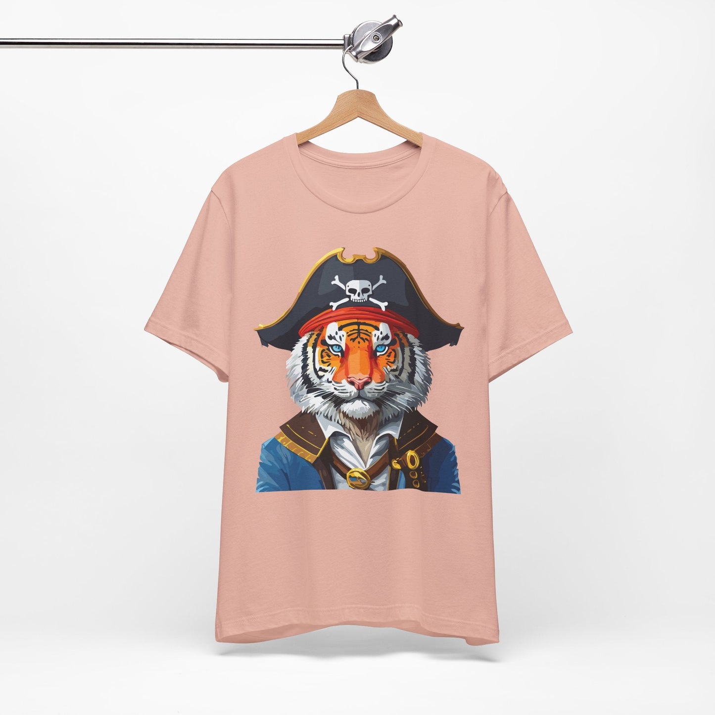 Unisex Animal Tee Shirt With Art Design Wild Animals Shirt Gildan Softstyle 64000