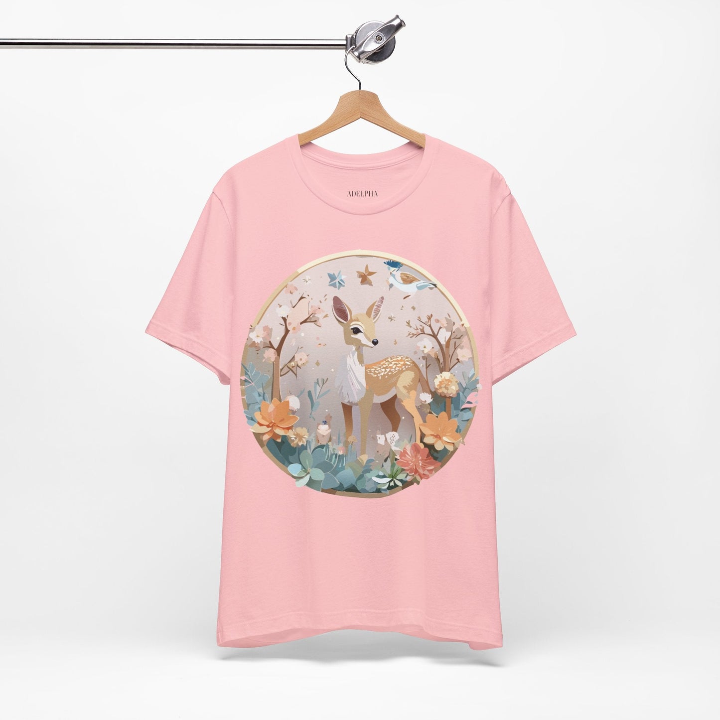 Medallion Graphic Unisex 100 Cotton Vintage Animal Medal Artwork Tee 9