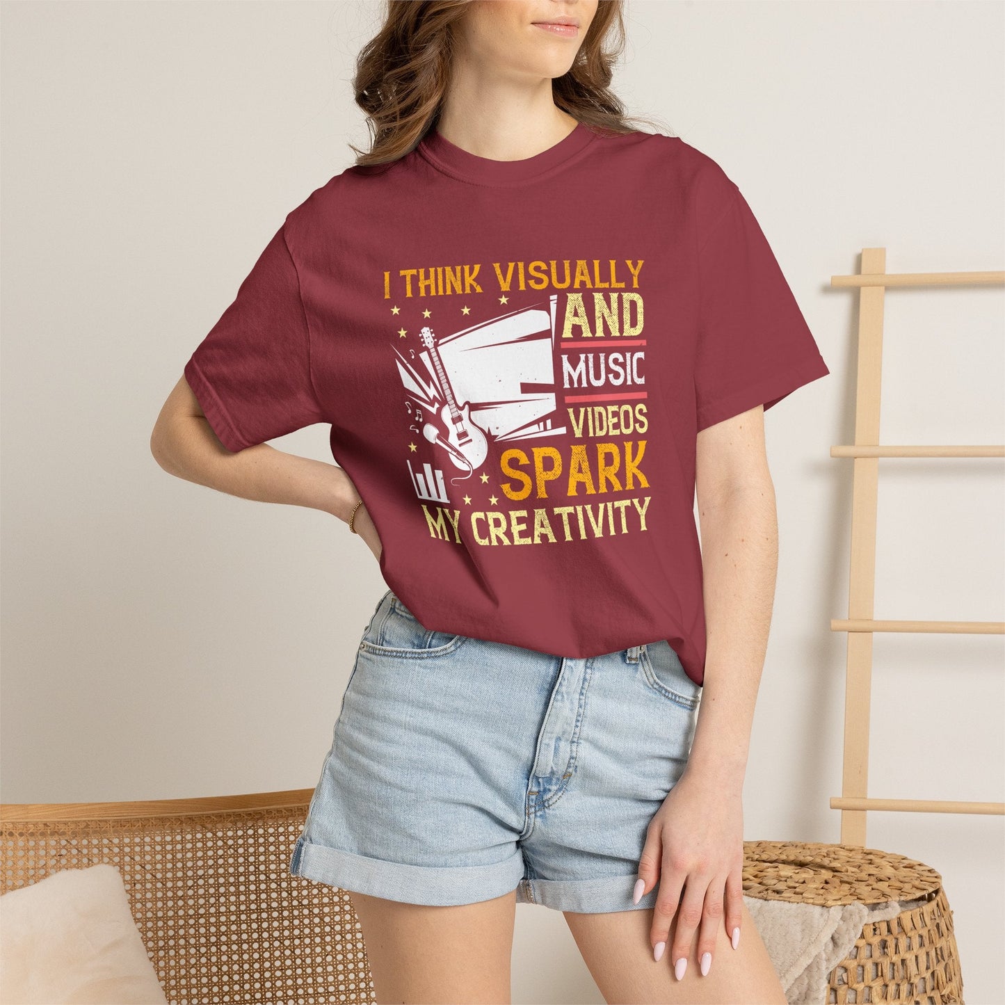 Music Graphic Design Unisex Cotton T-shirt m14