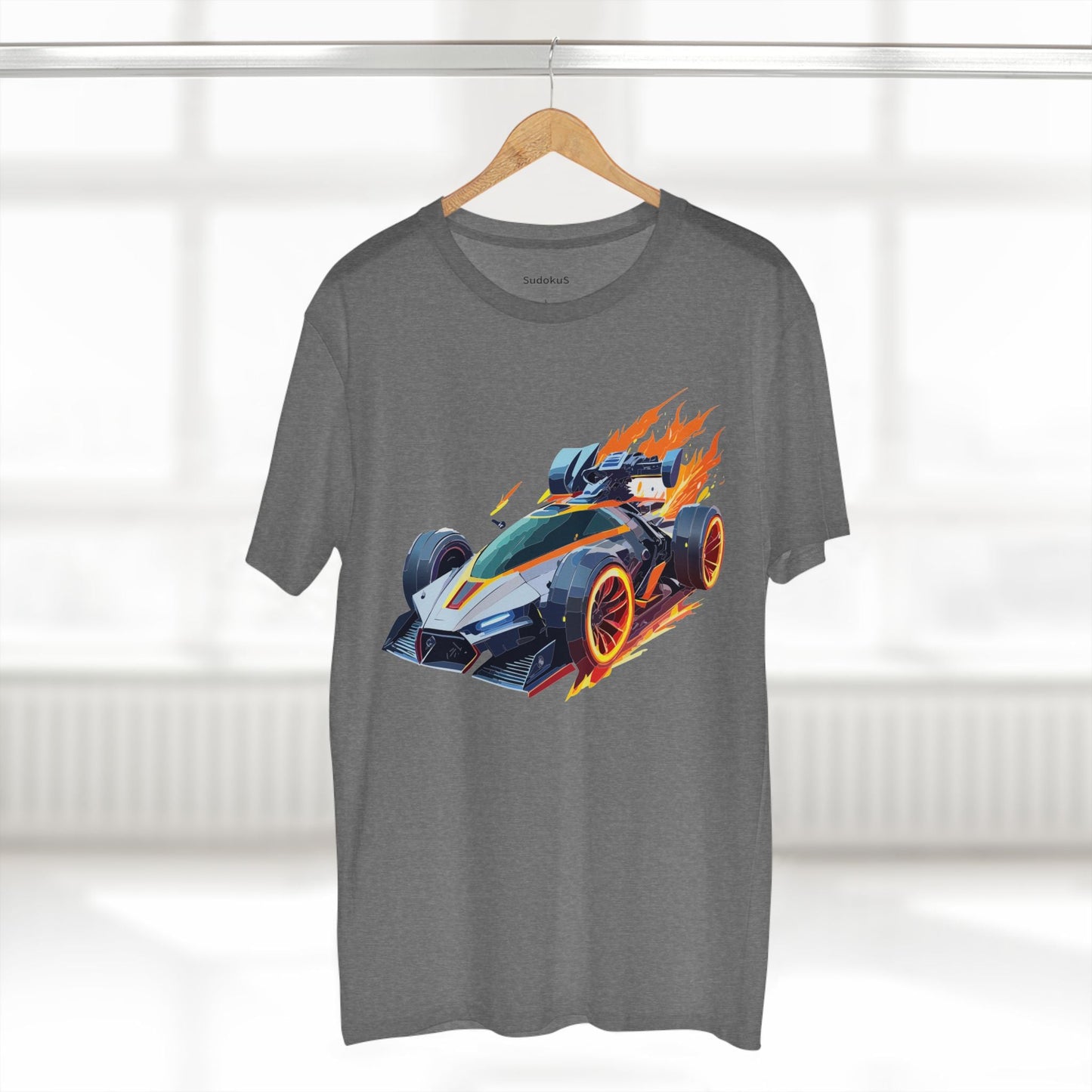 Car Graphic Unisex 100 Cotton Staple Tee 18