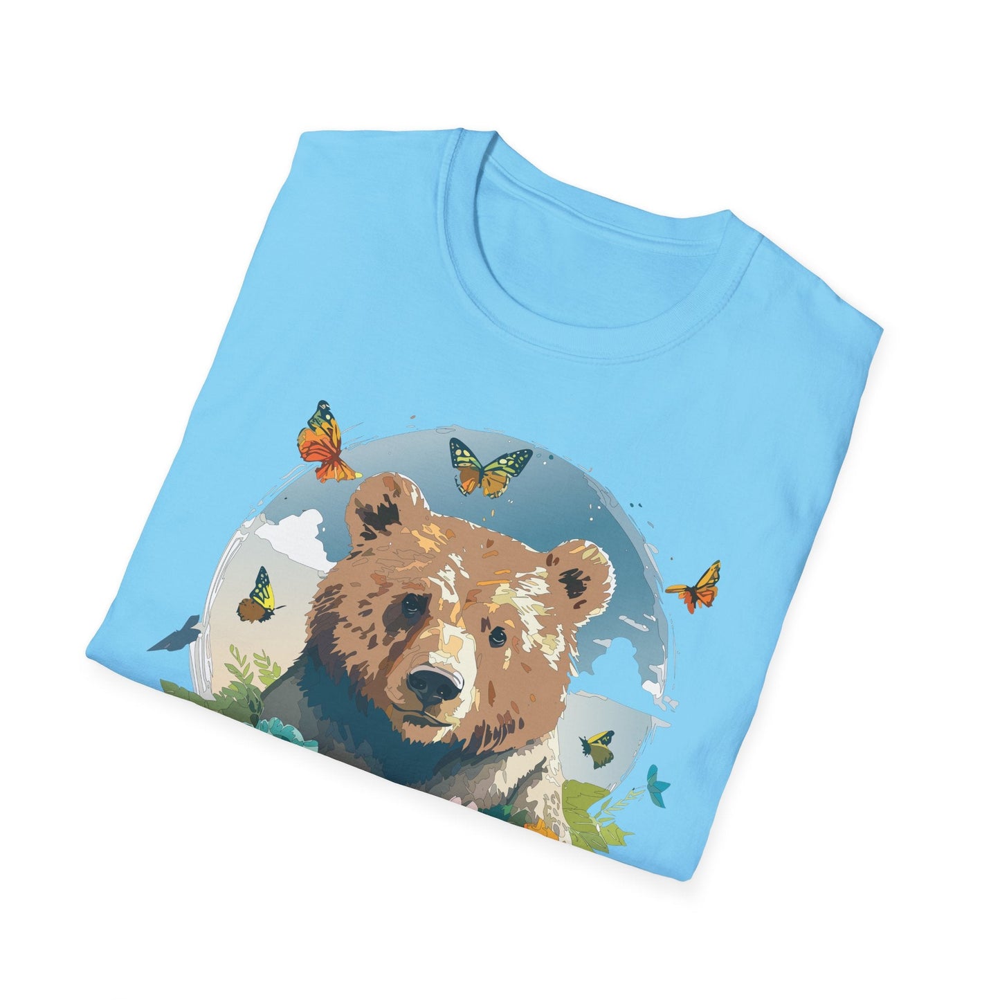 Bear T Shirt Unisex Teddy Bear Tee Softstyle 64000 Ring Spun Cotton Tee Lightweight Breathable