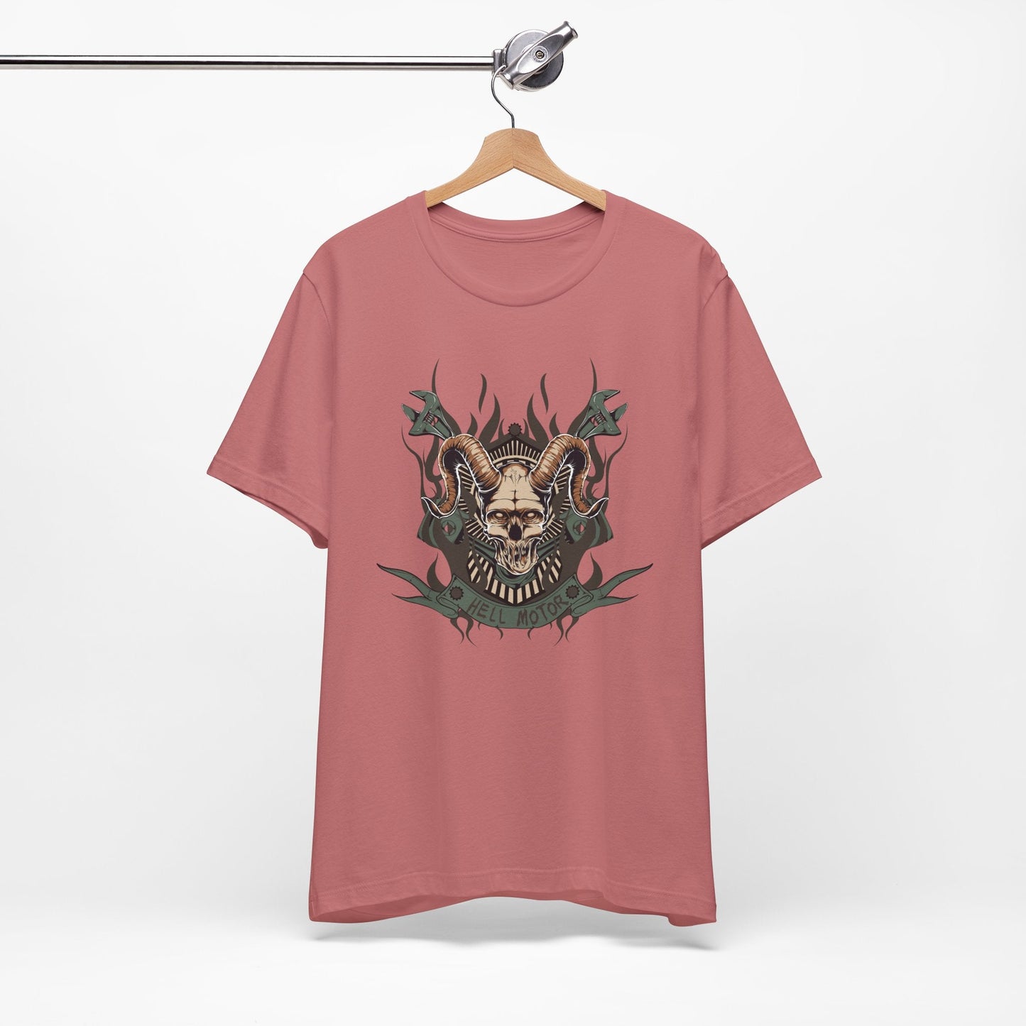 Gothic Skull Graphic Design Unisex Cotton Tee Art-49