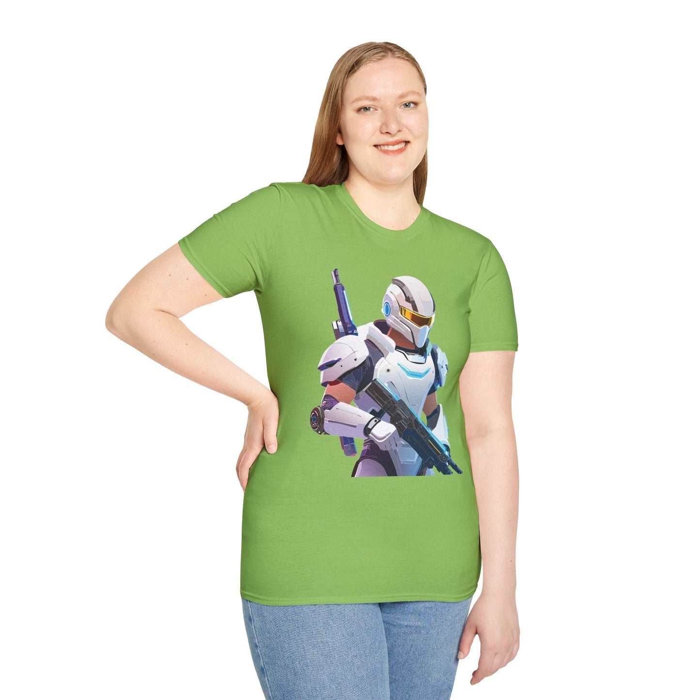 Robocop T Shirt Unisex Softstyle 64000 Gildan 100 Percent Ring Spun Cotton Graphic Tee